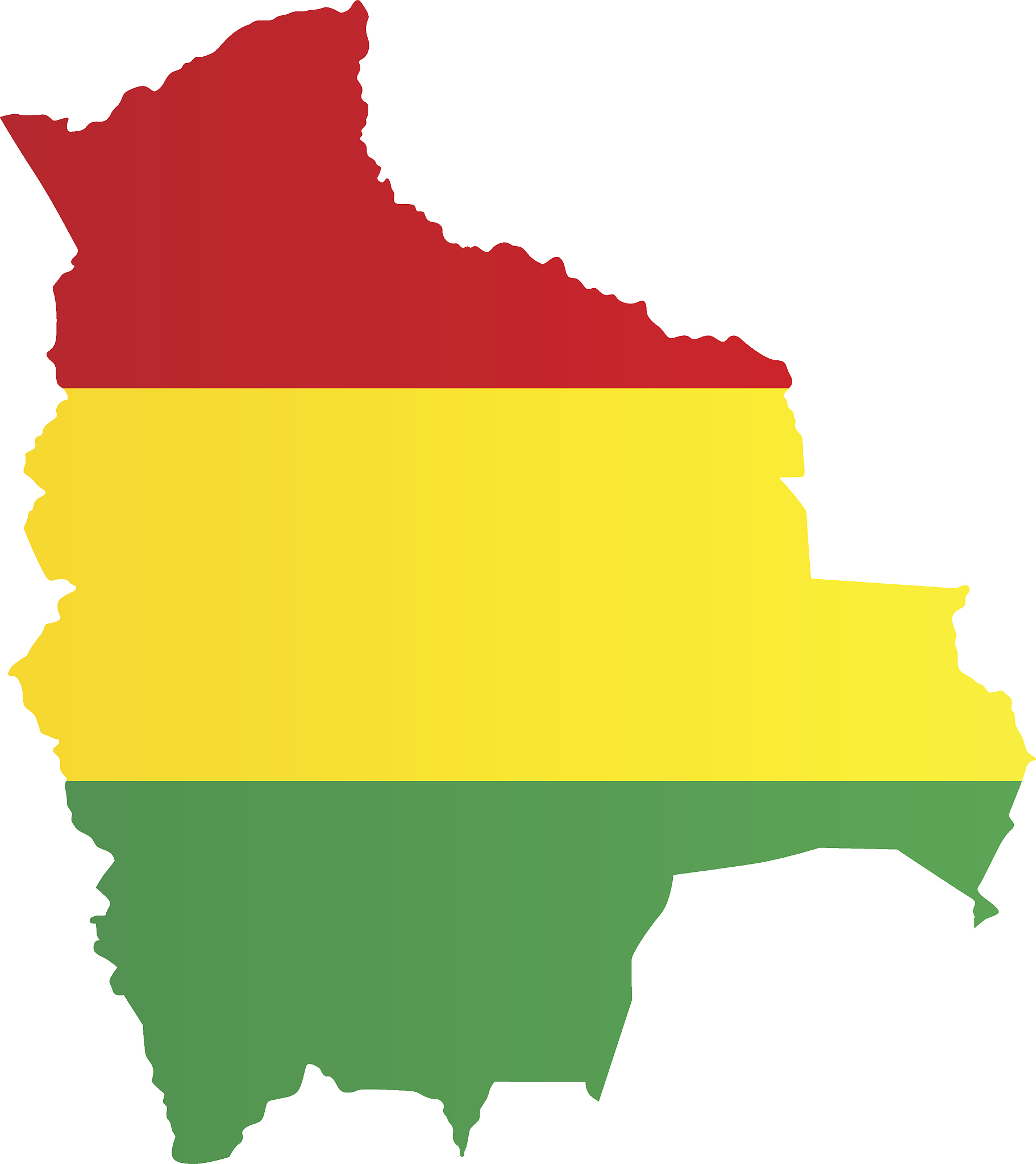 design flag-map of bolivia