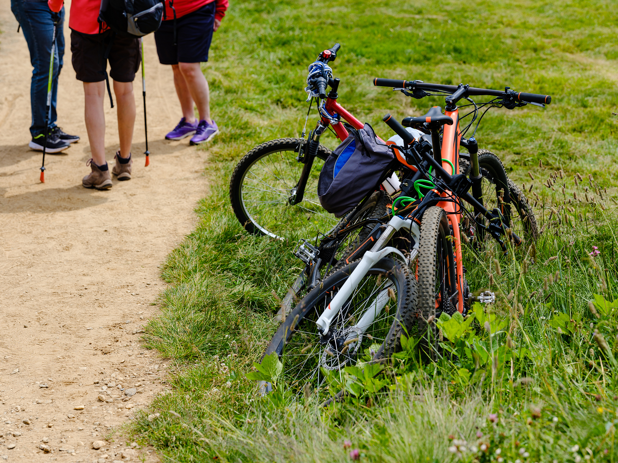 mountain bikes in mountain "n
