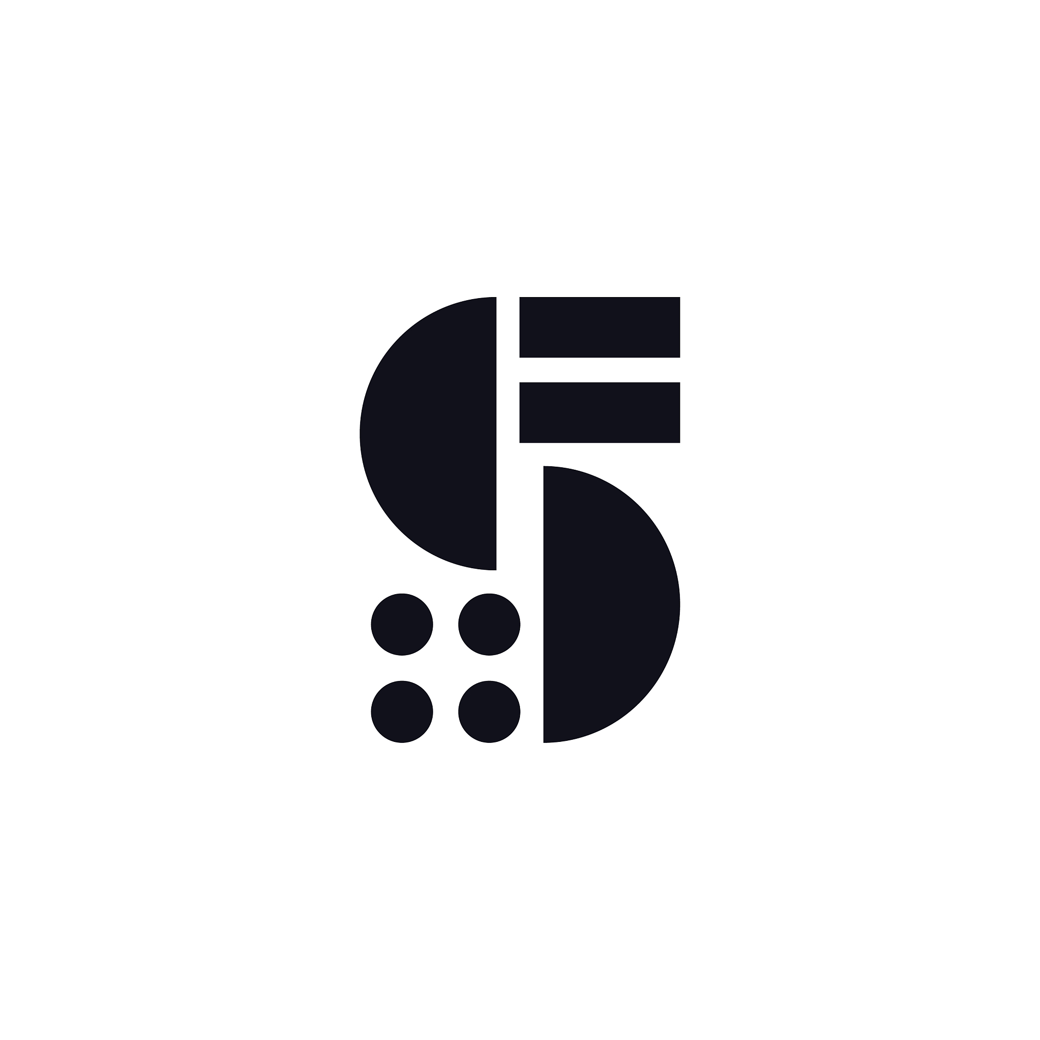 logo letter s black and white