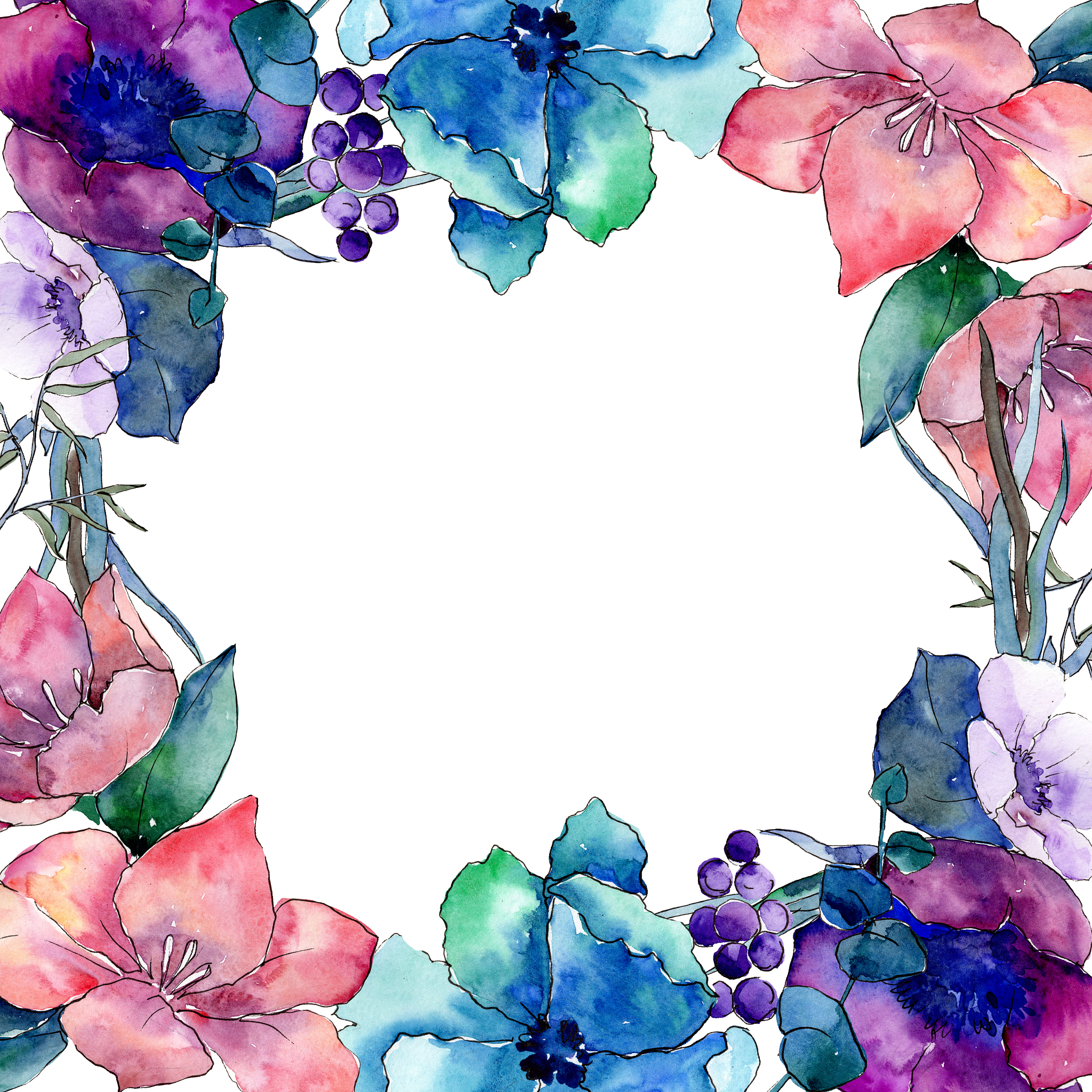 bouquet floral botanical flowers. watercolor background illustra