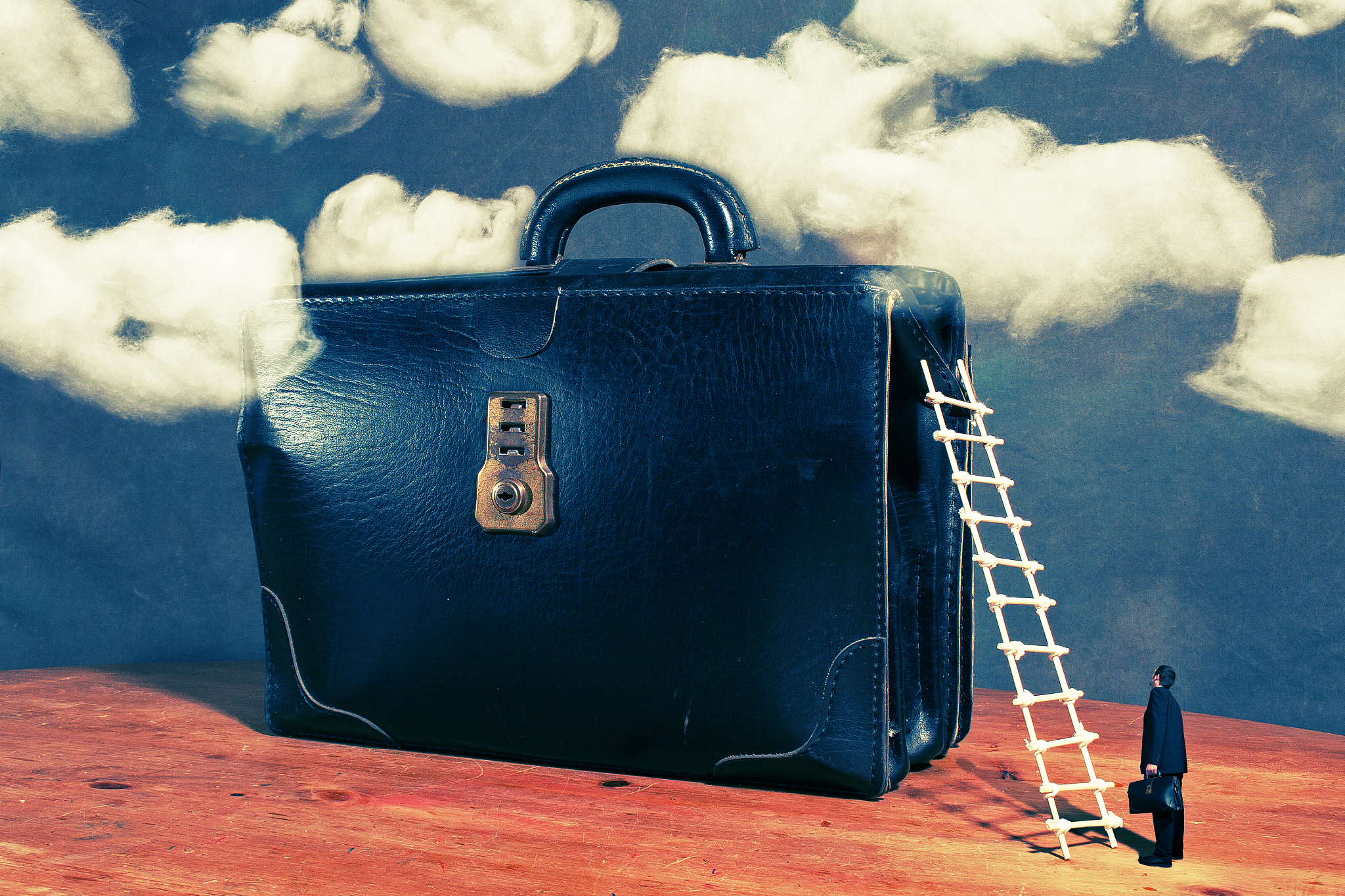 corporate ladder