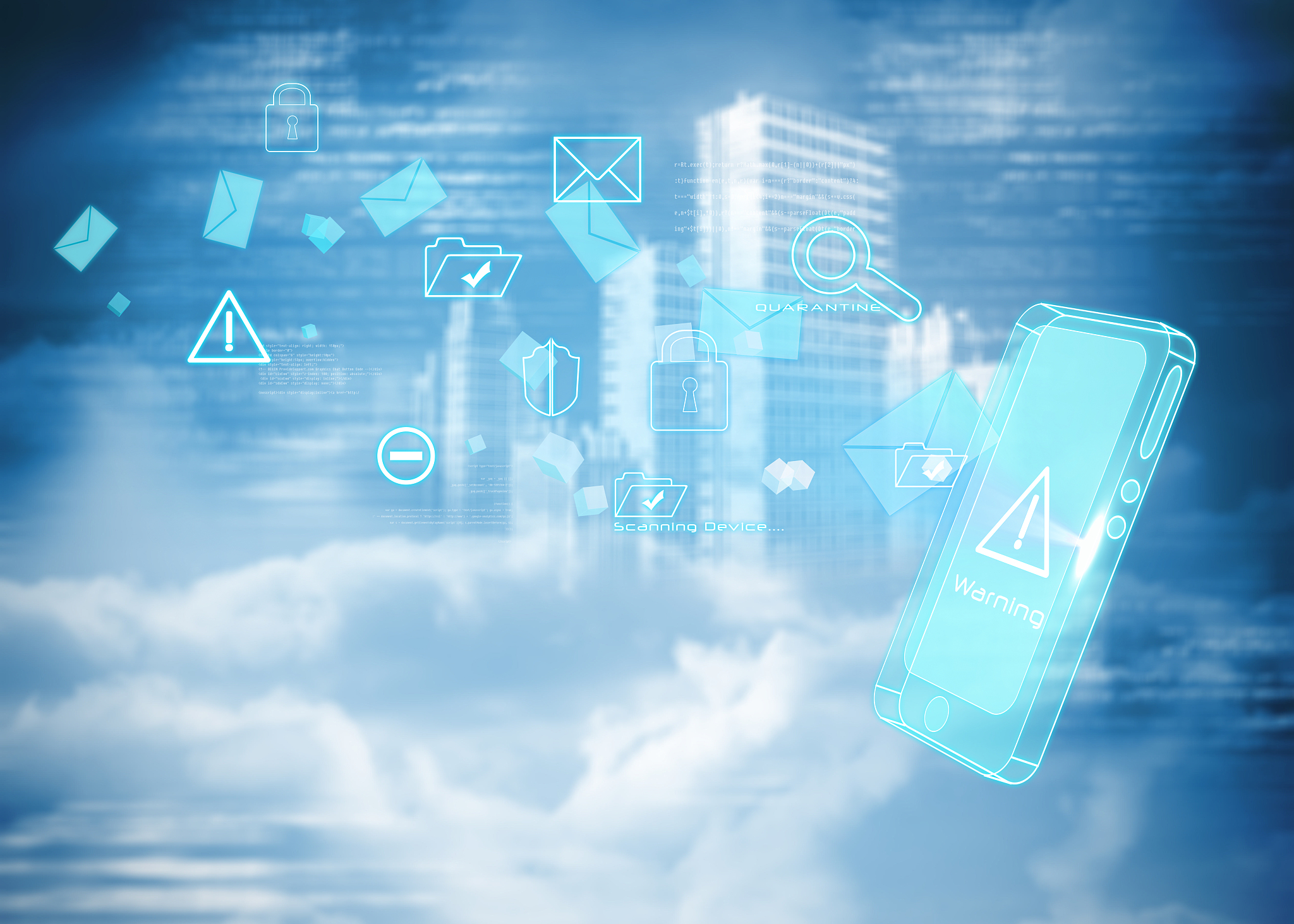composite image of security interface