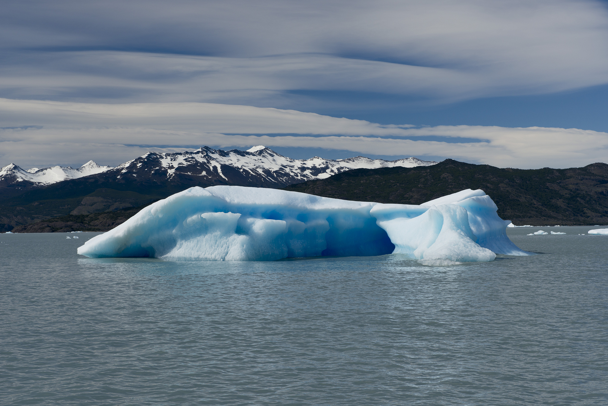 iceberg floating on the lake argentino