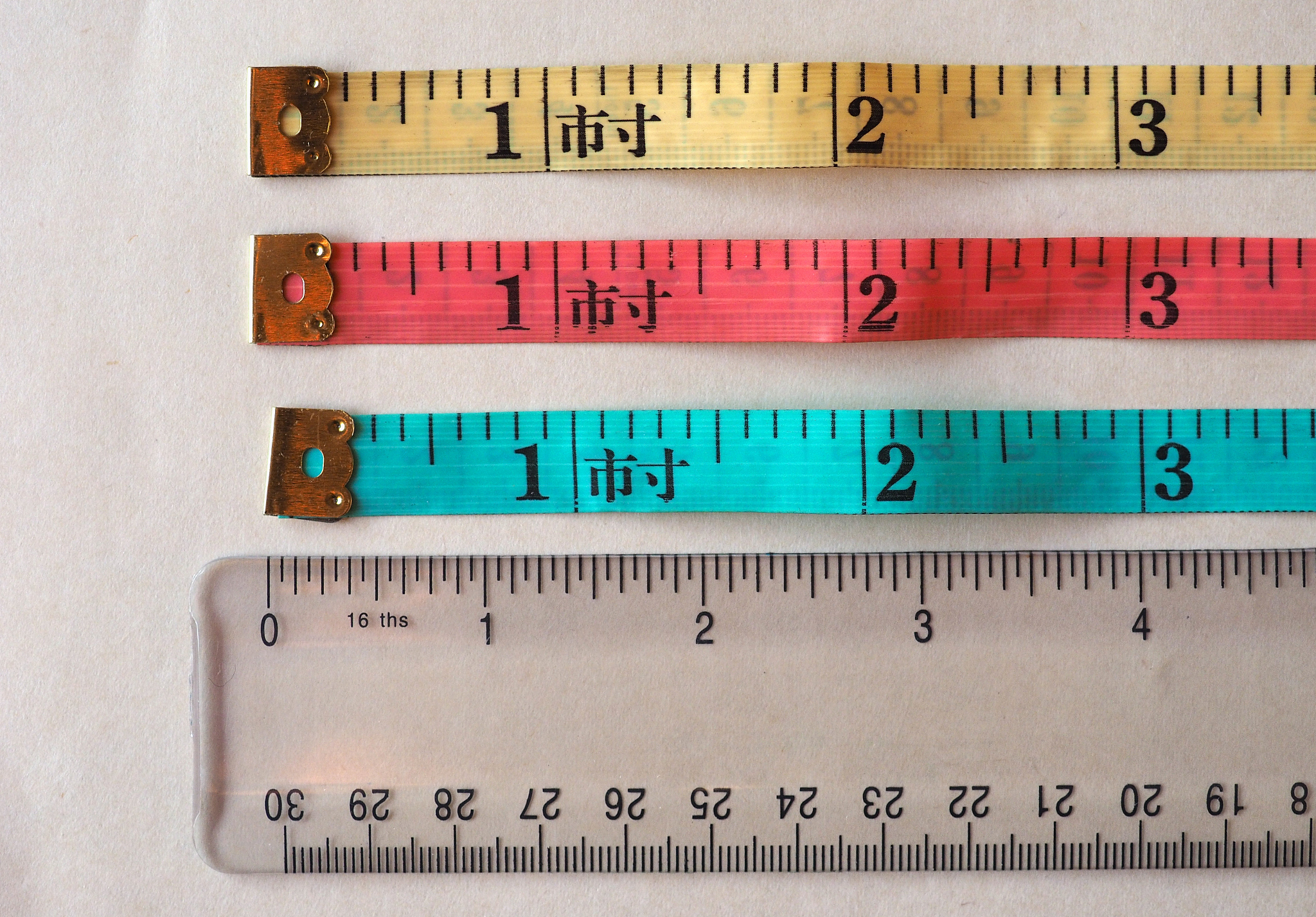 tailor tape ruler in cun (chinese inch)