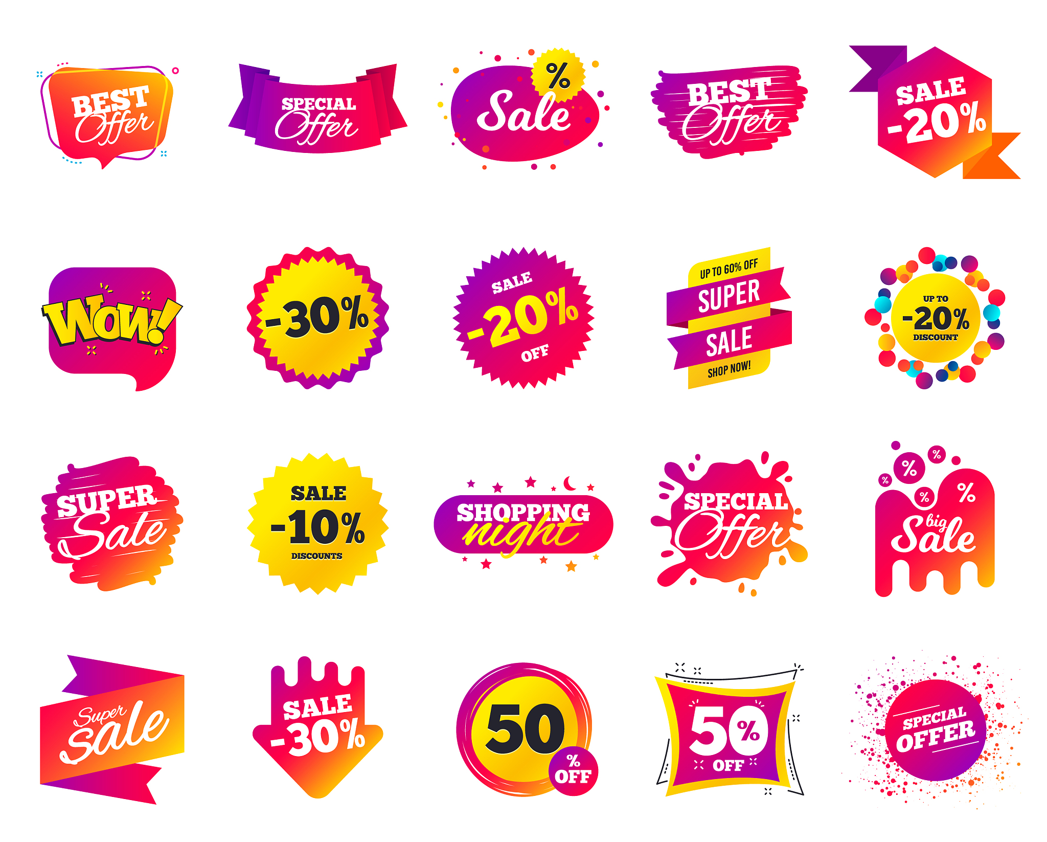 sale banner special offer template tags cyber