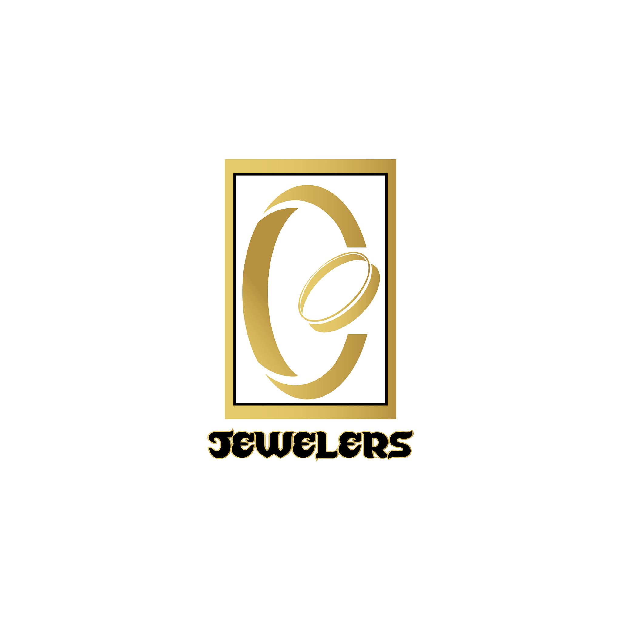 wedding ring logo template design