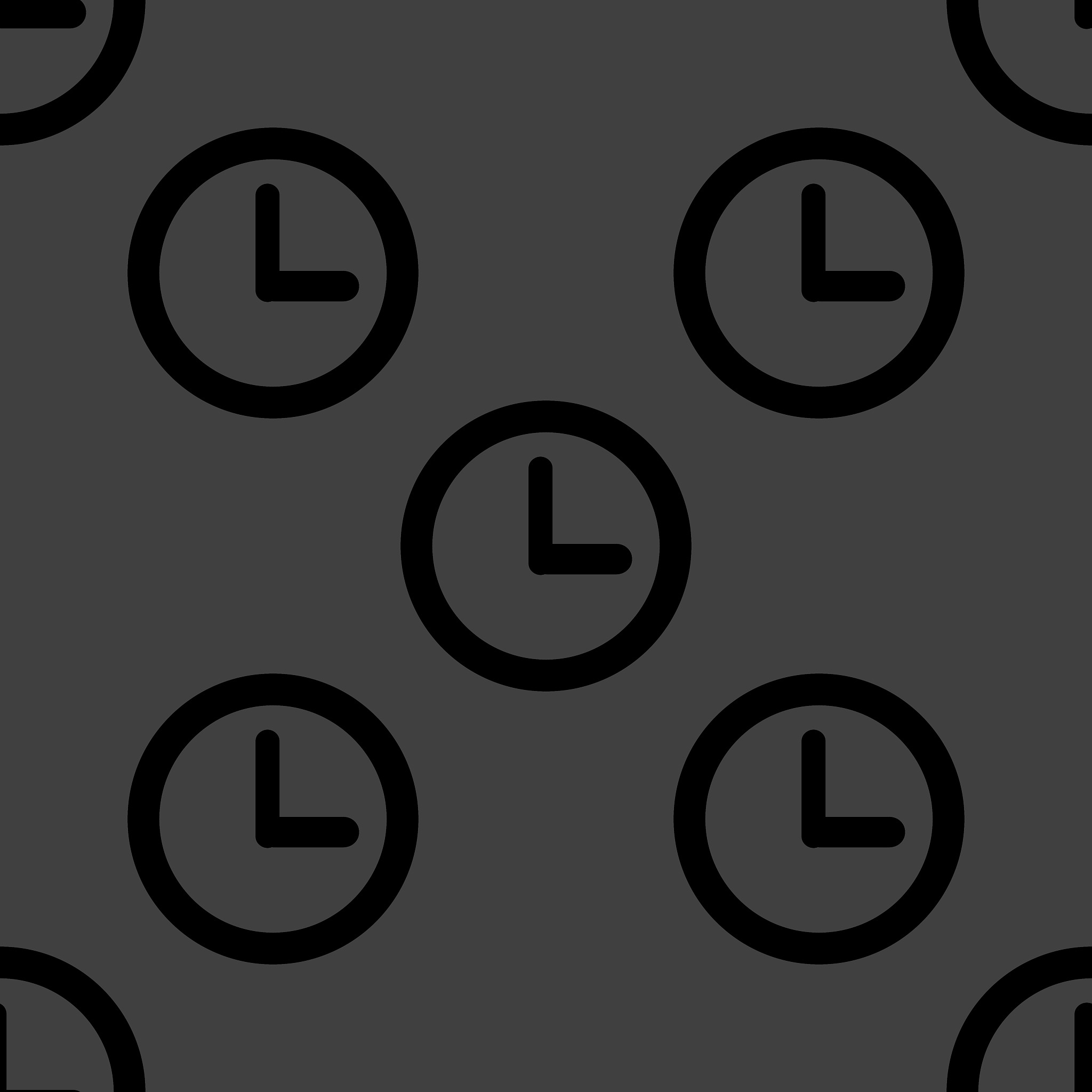 watch web icon. flat design. seamless pattern.
