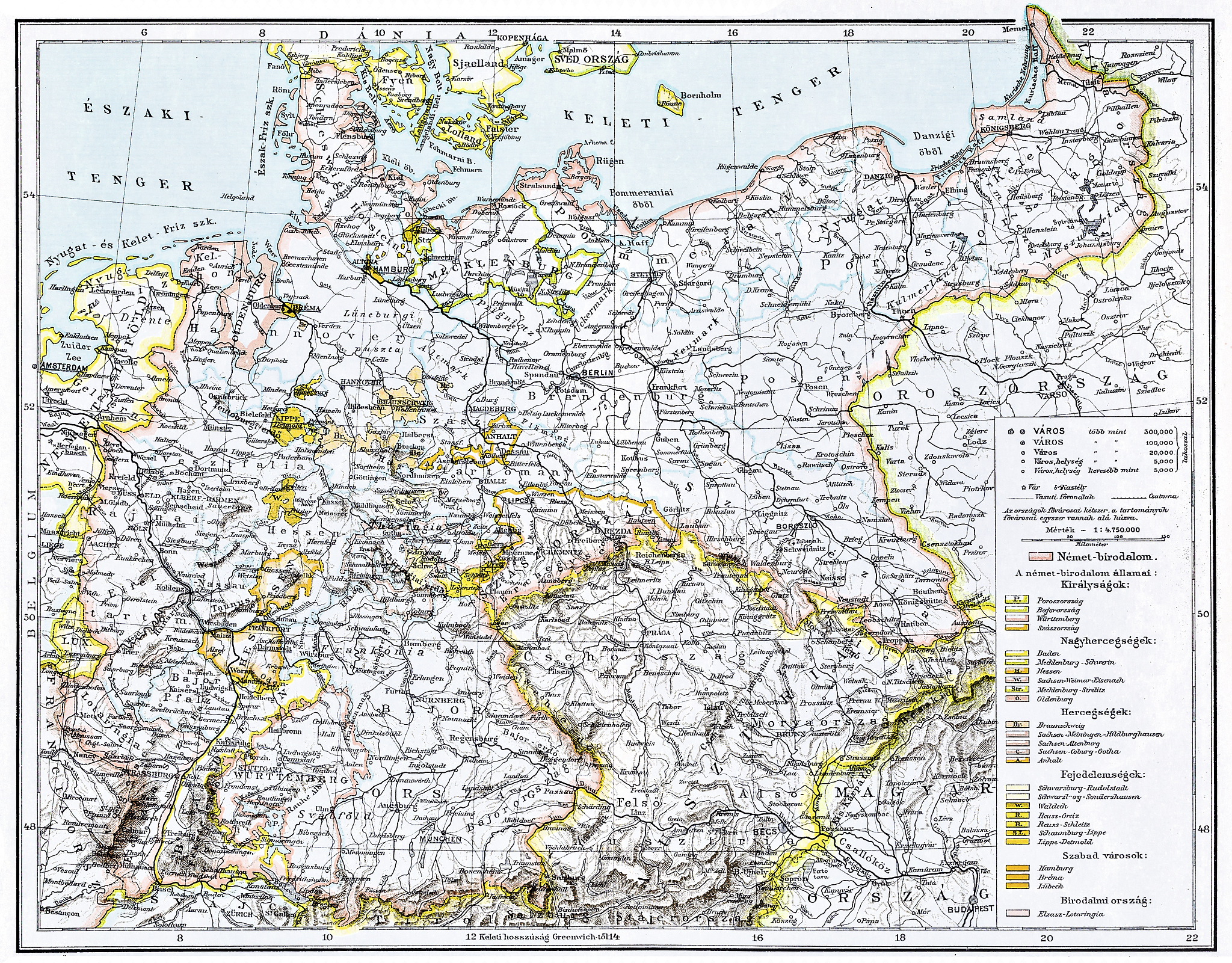 german reich map