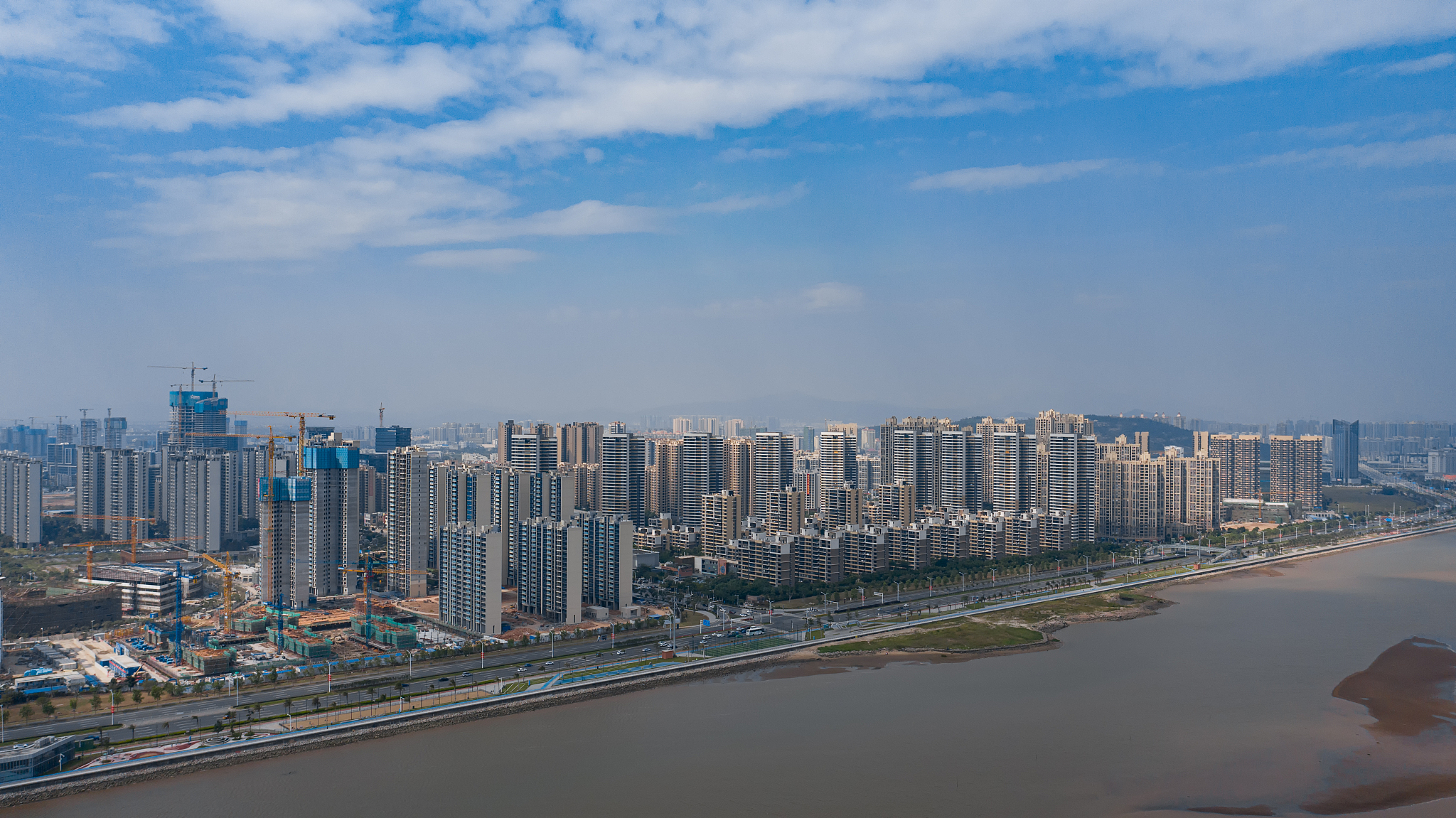 珠海金湾航空新城航拍