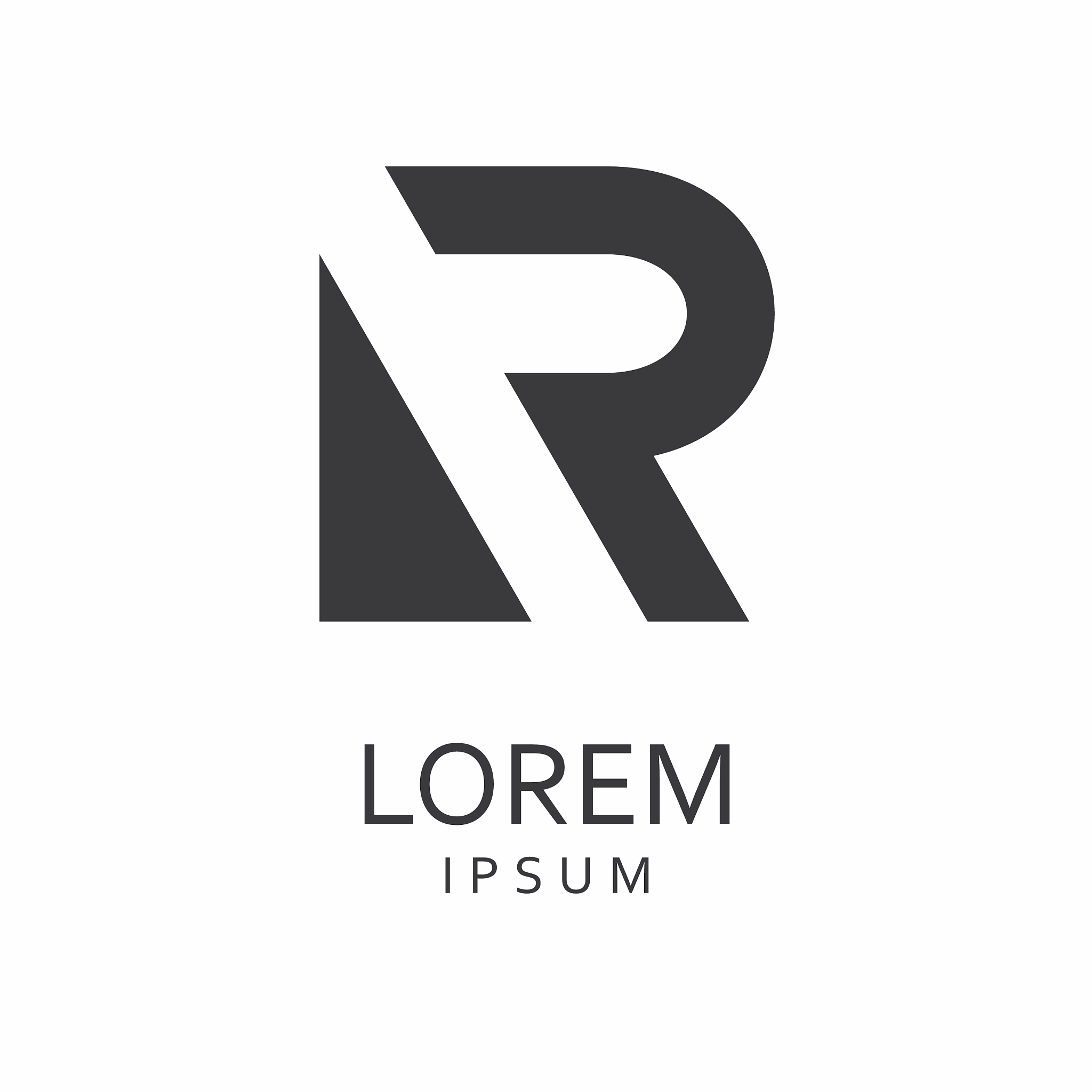 r letter logo icon