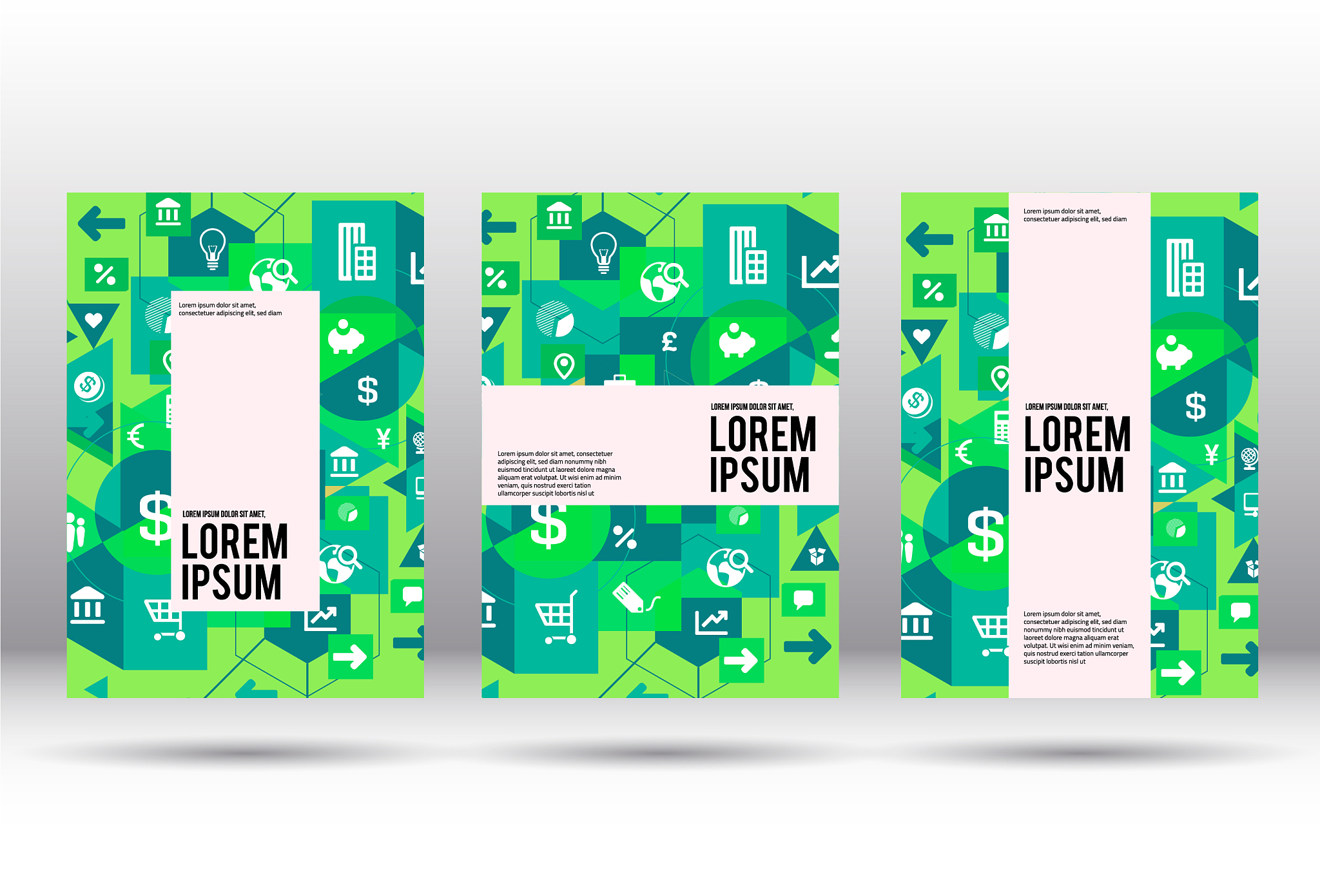 modern cover design on business