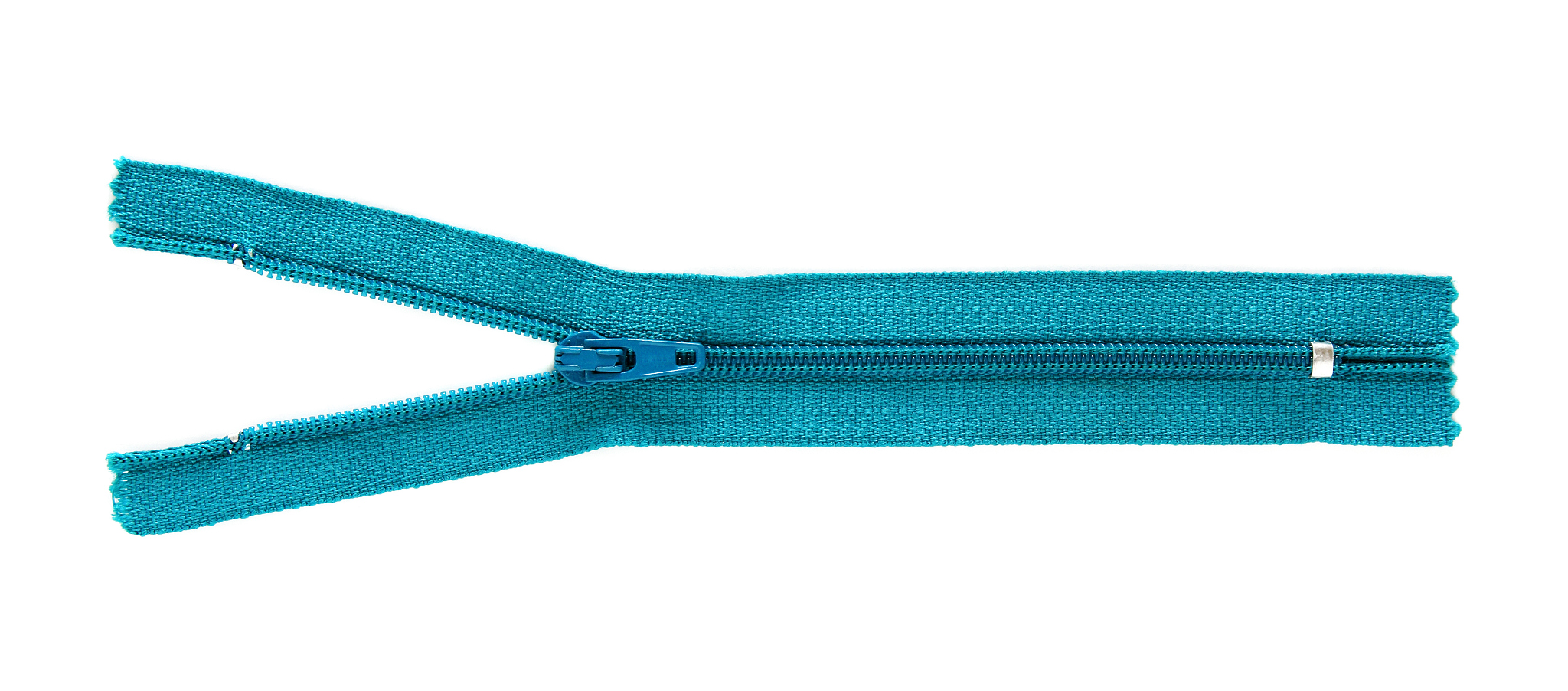 blue zipper