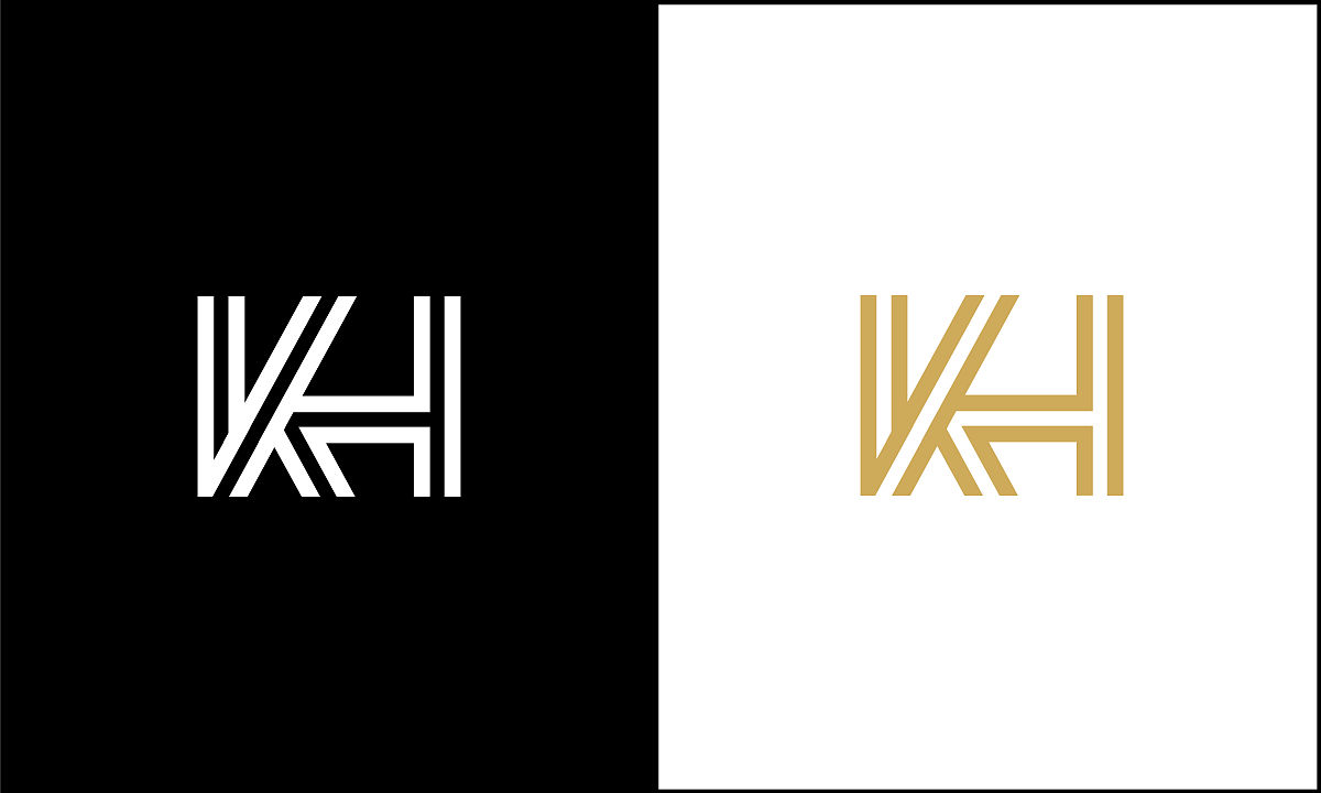 kh,香港抽象字母标志