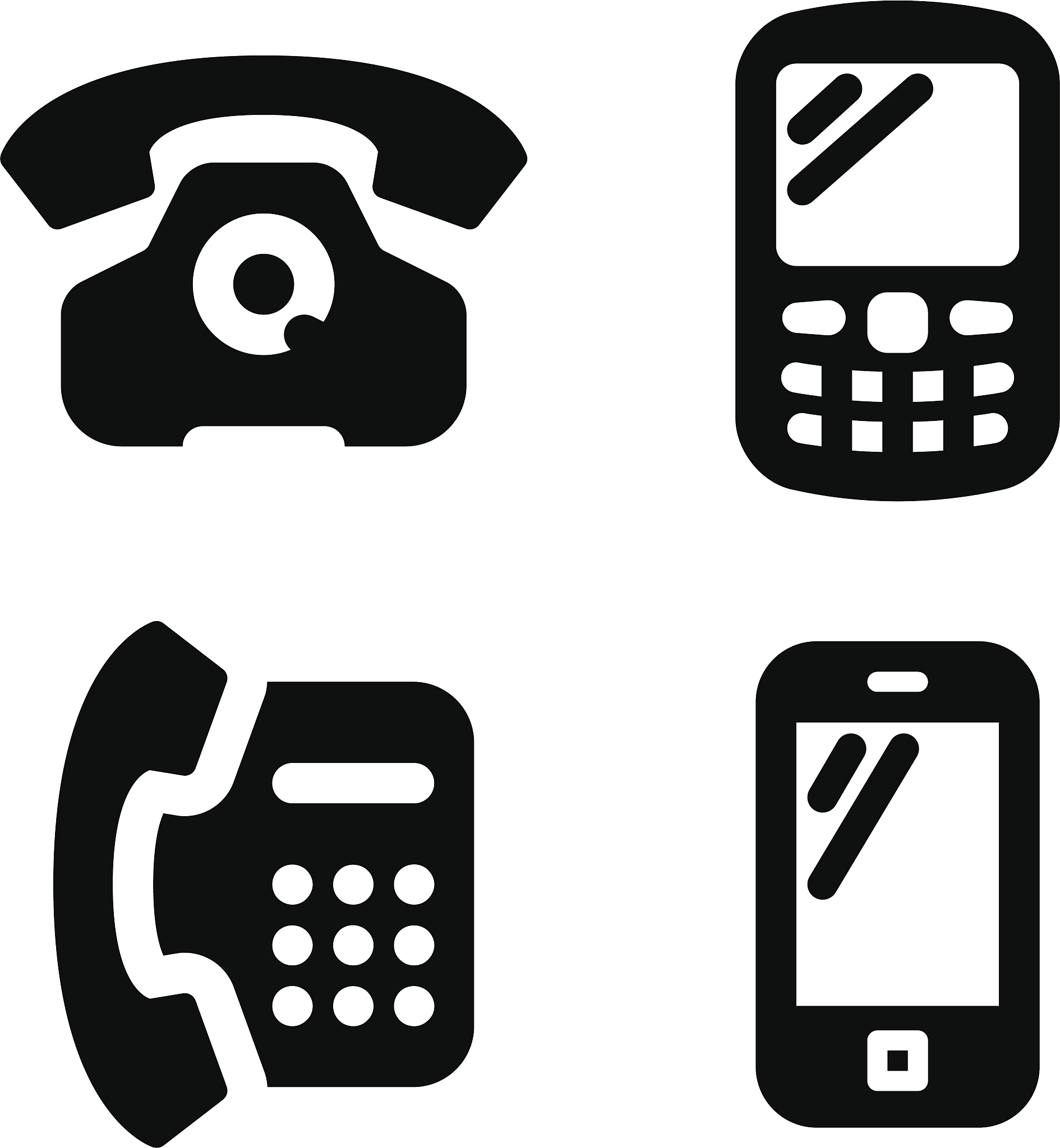 phone icons