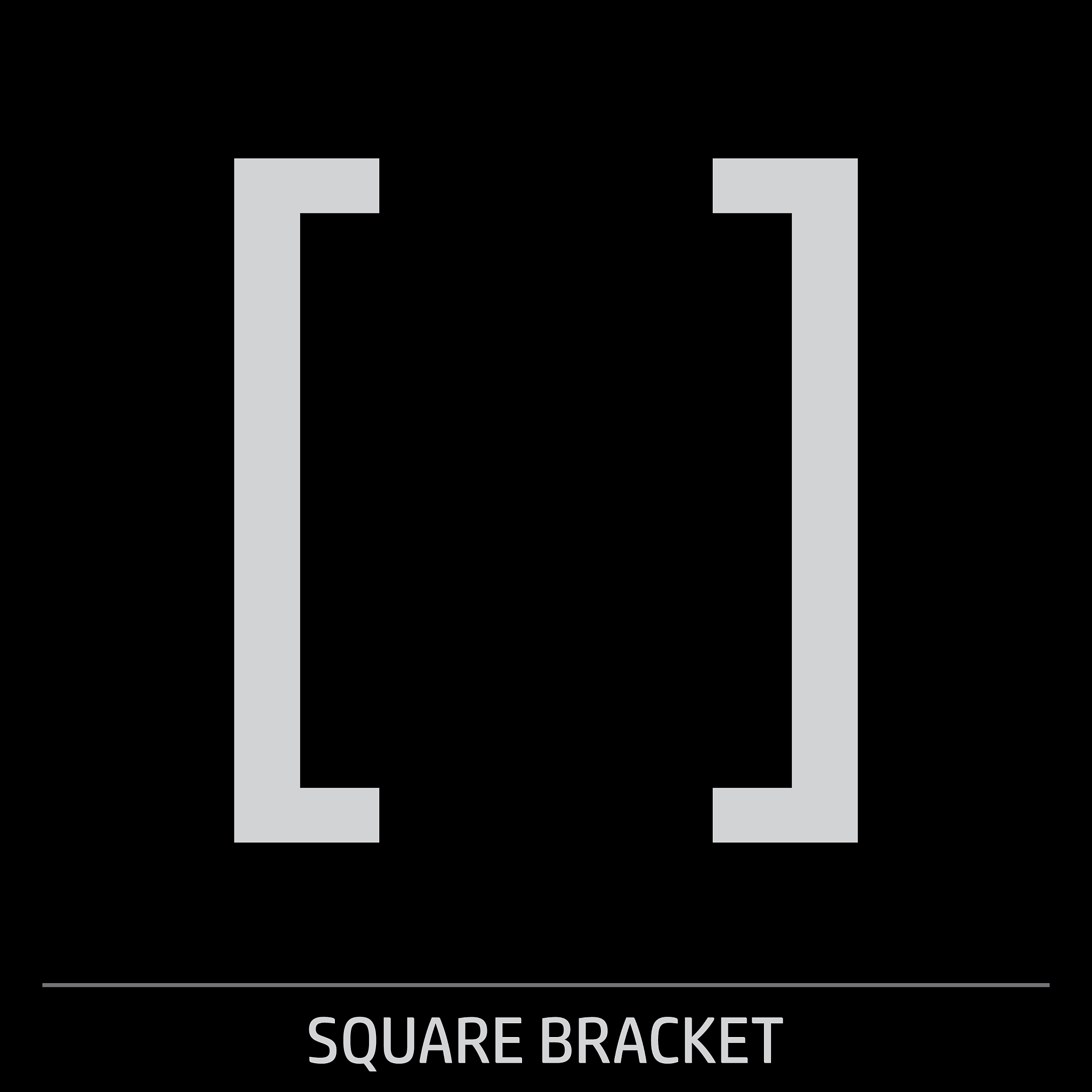 square bracket icon