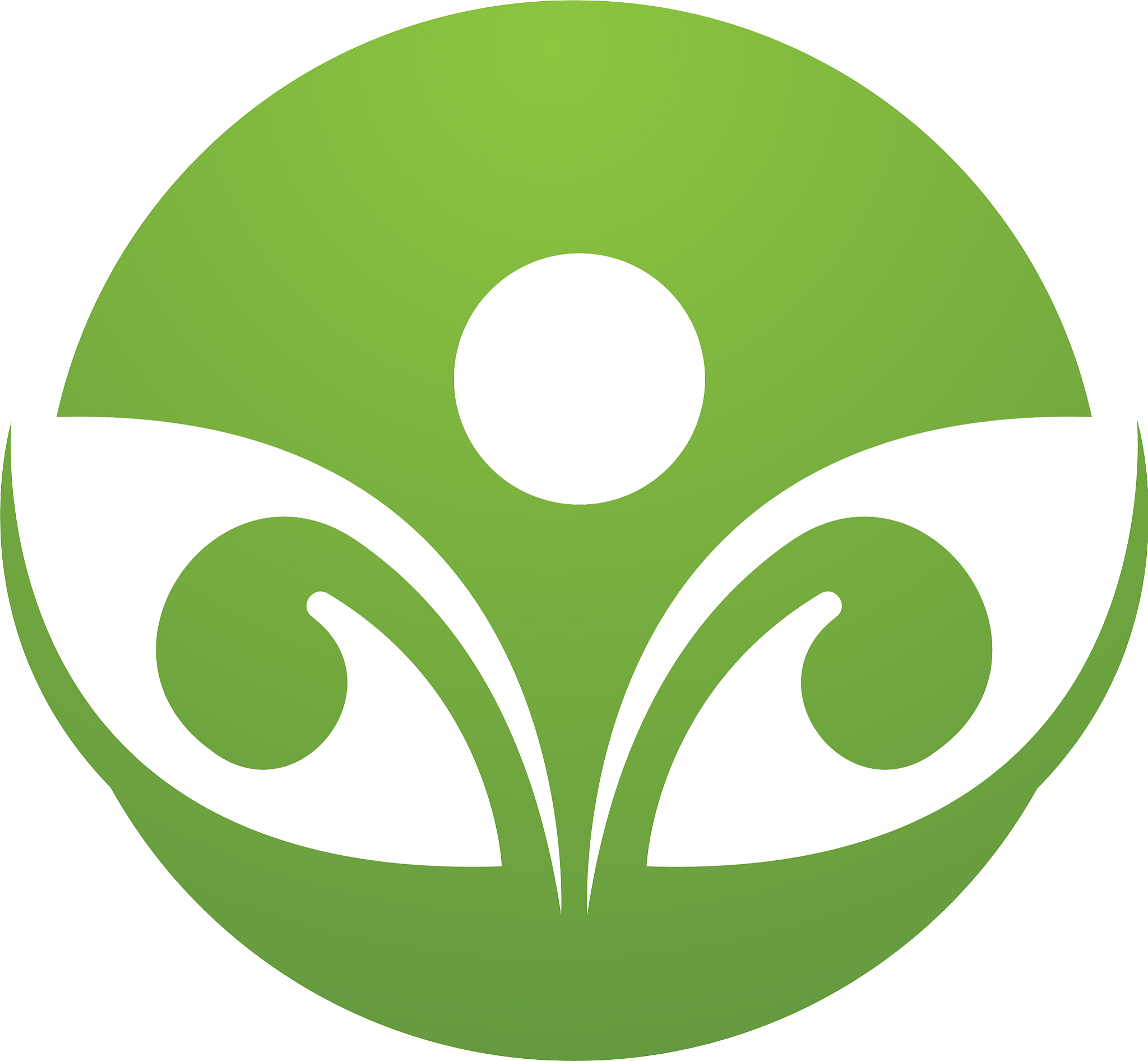 tree green people identity card logo template