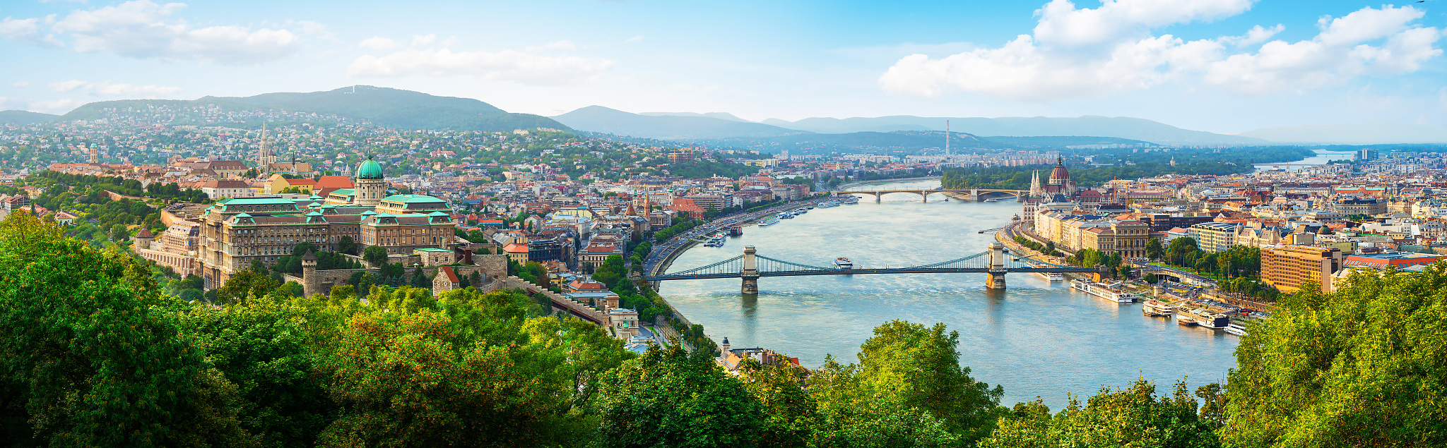 panoramic of budapest