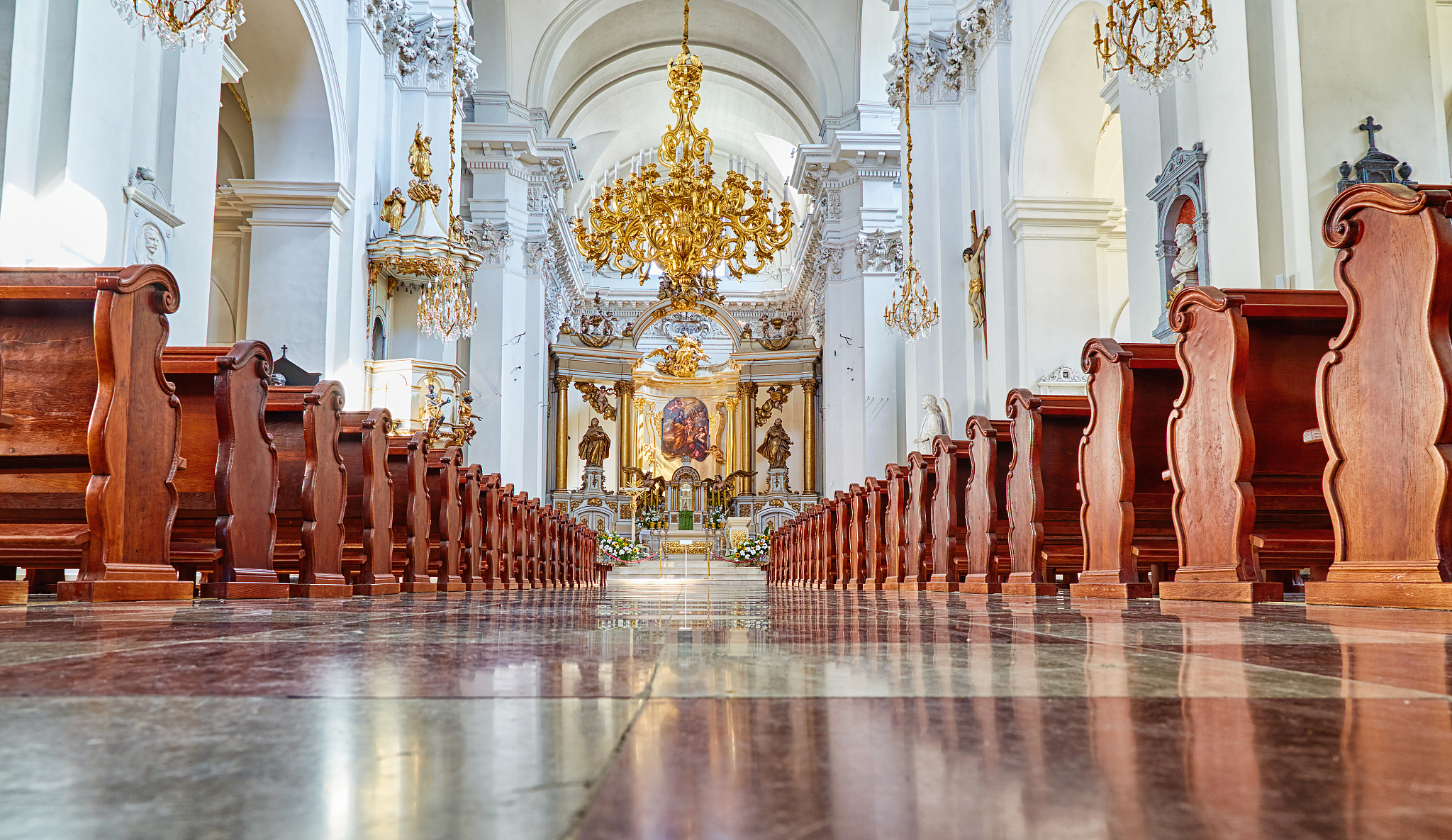 interior of church of st. joseph of the visitationists