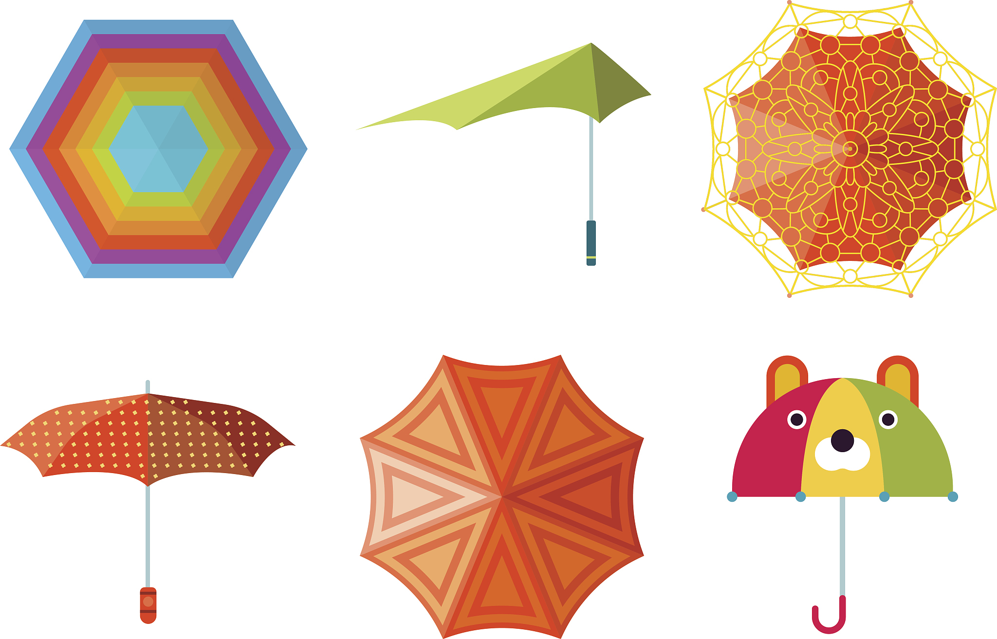 umbrella vector illustration.
