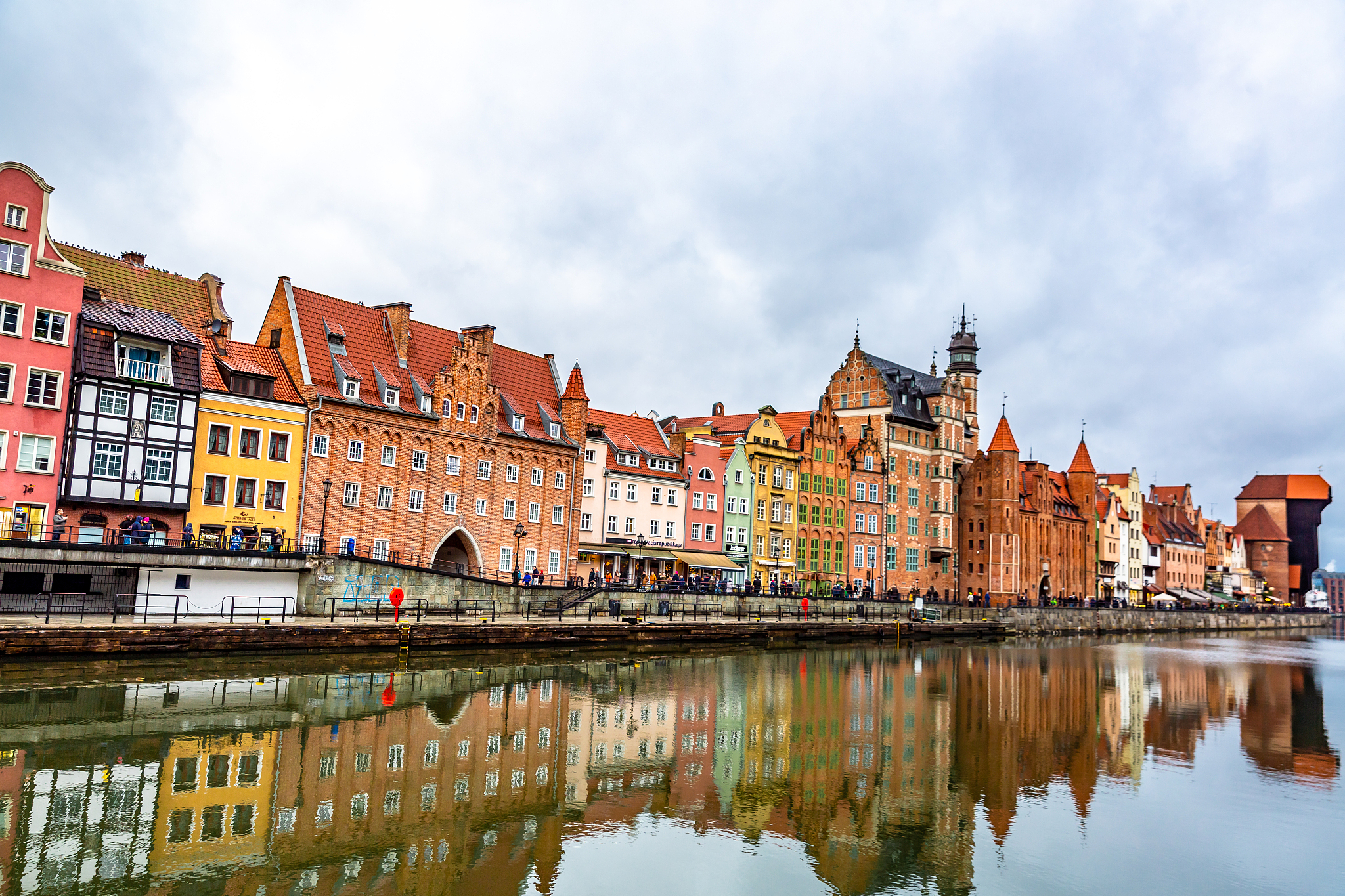 old town of gdansk, poland.