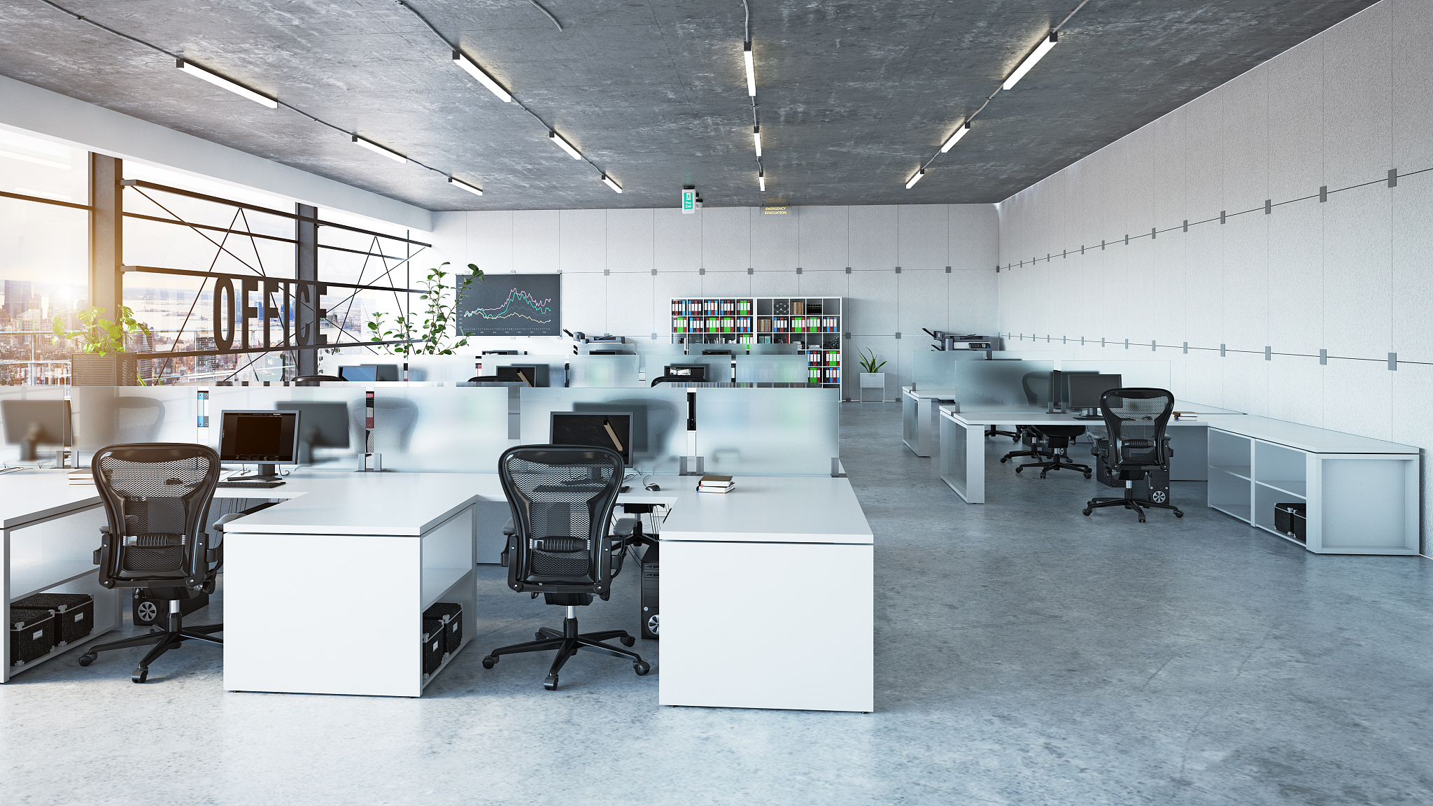 modern office interior,