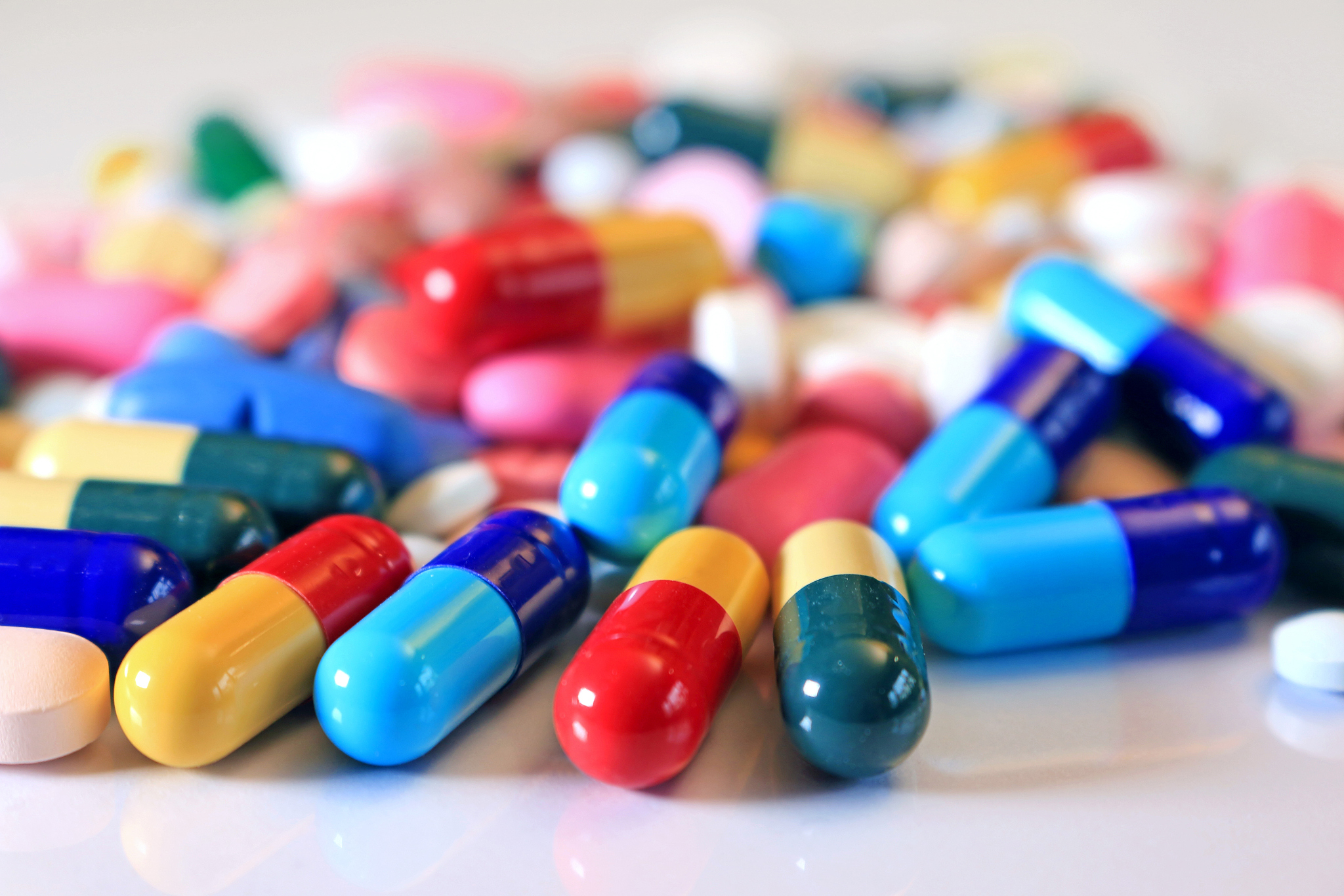 colorful pills