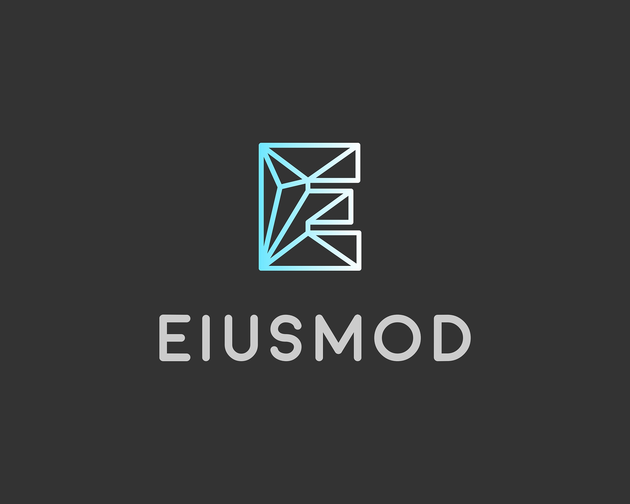 abstract trend letter e logo design template
