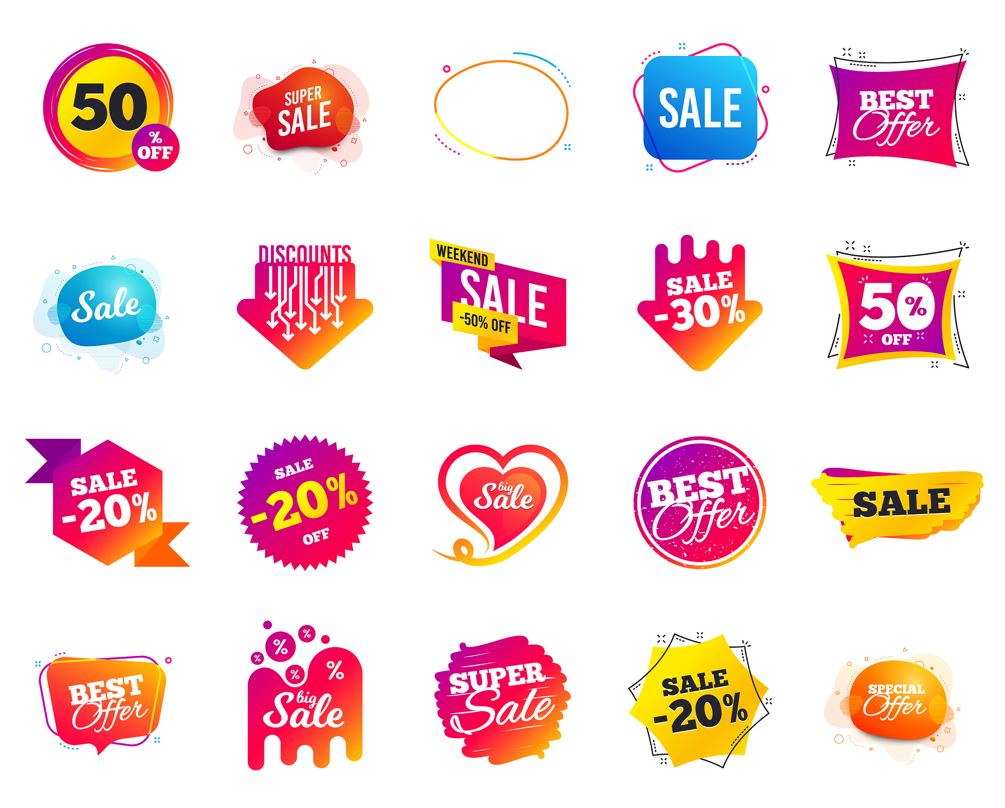 sale banner special offer template tags cyber