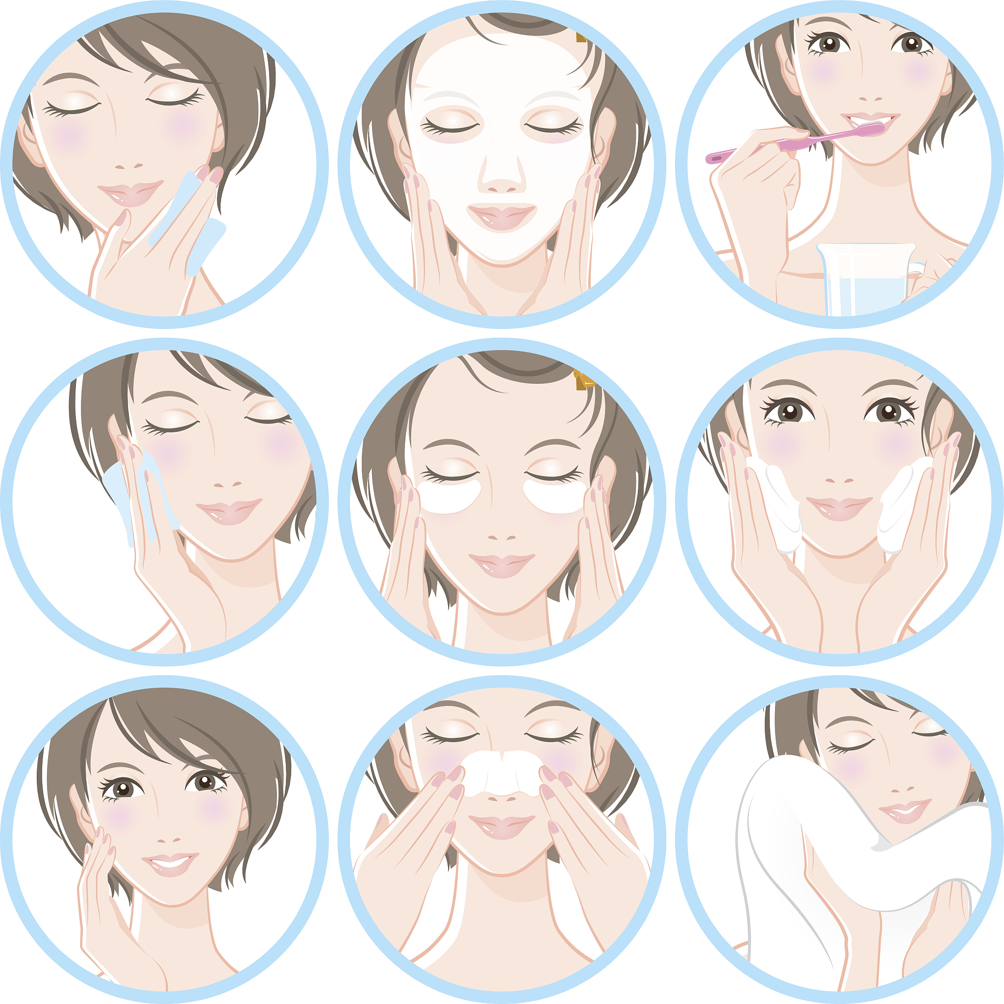 请介绍一下女生护肤的整体流程