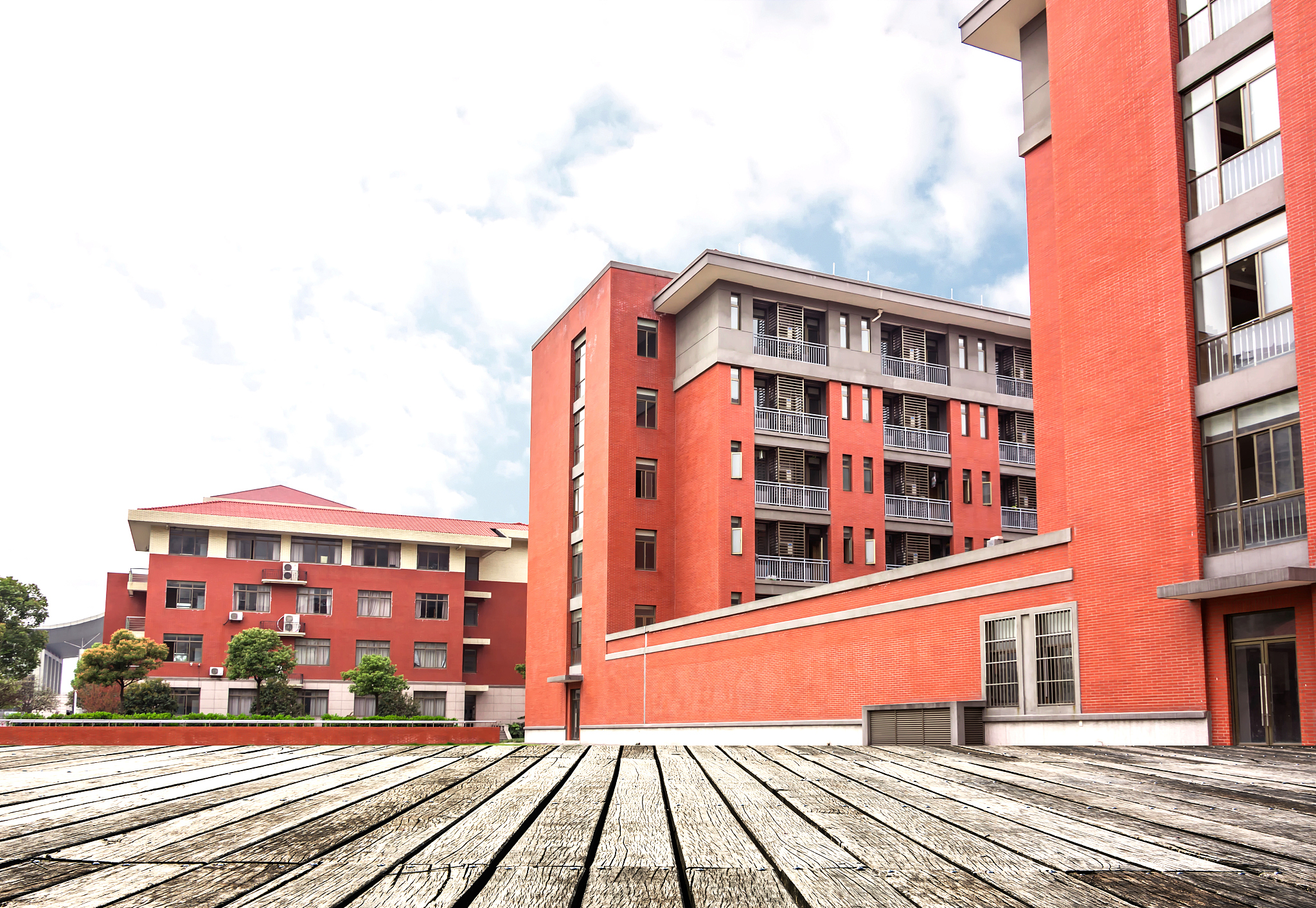 modern school building