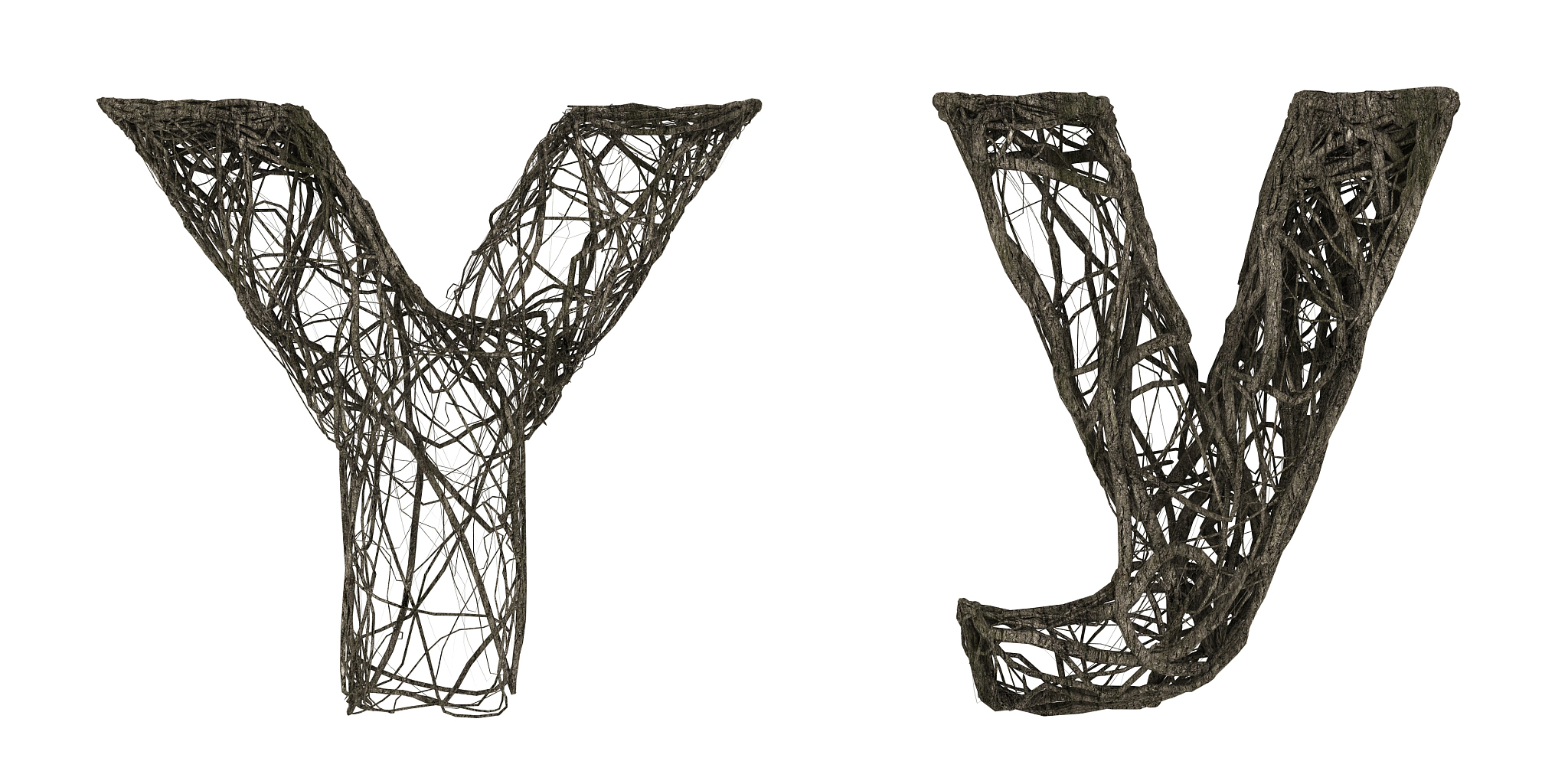brown root font