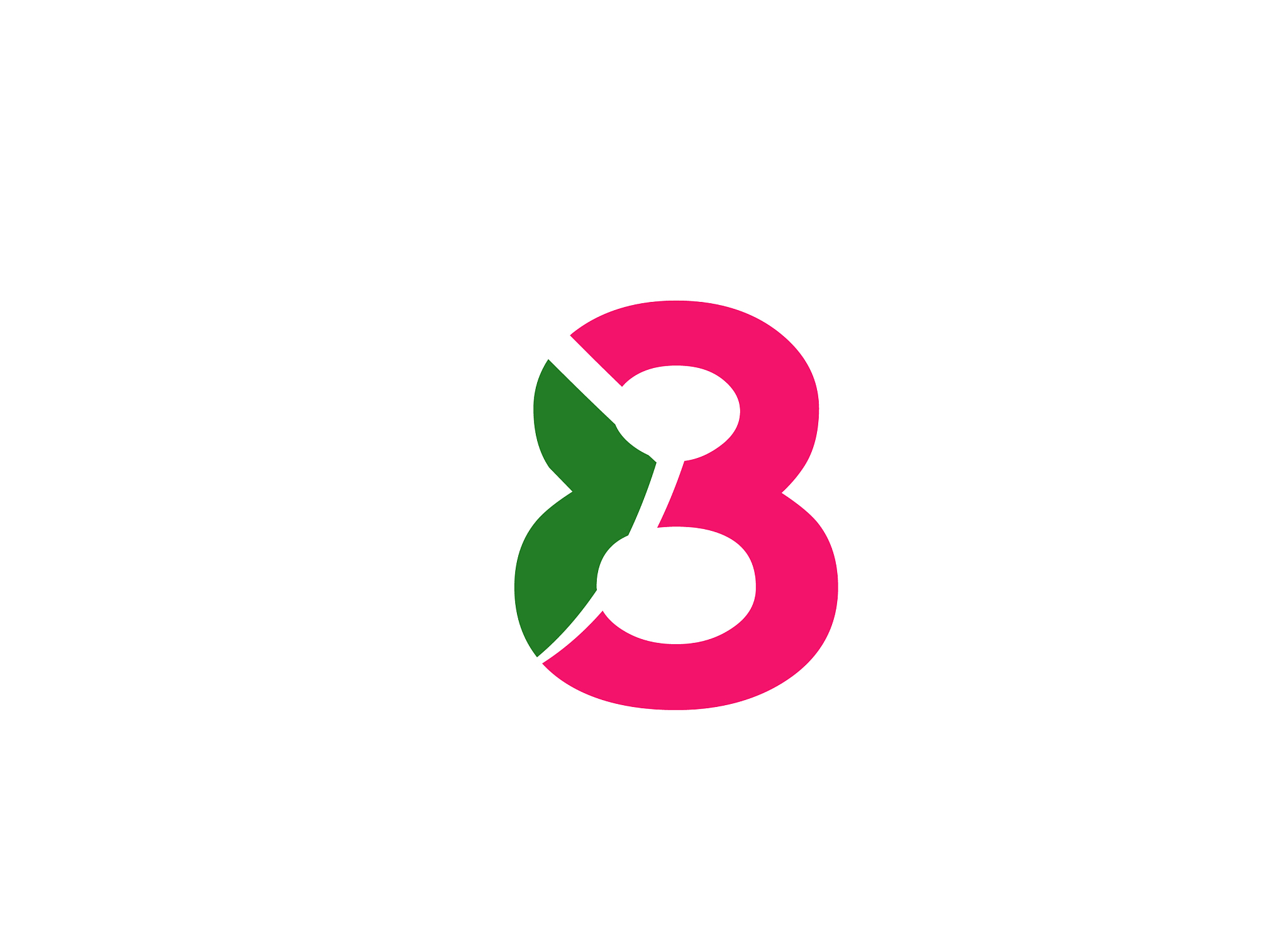 number eight 8 logo icon template elements