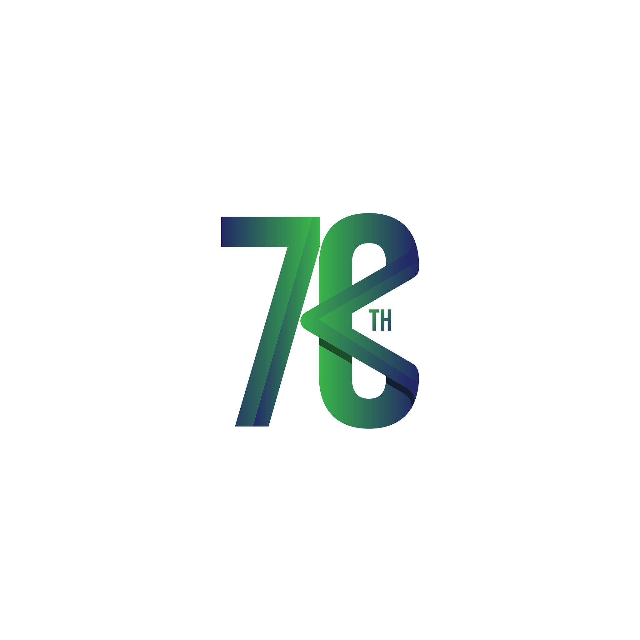 70 th anniversary celebration template design