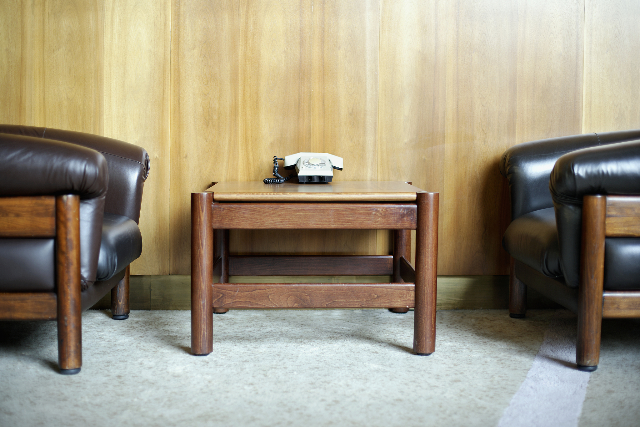phone in a waiting room