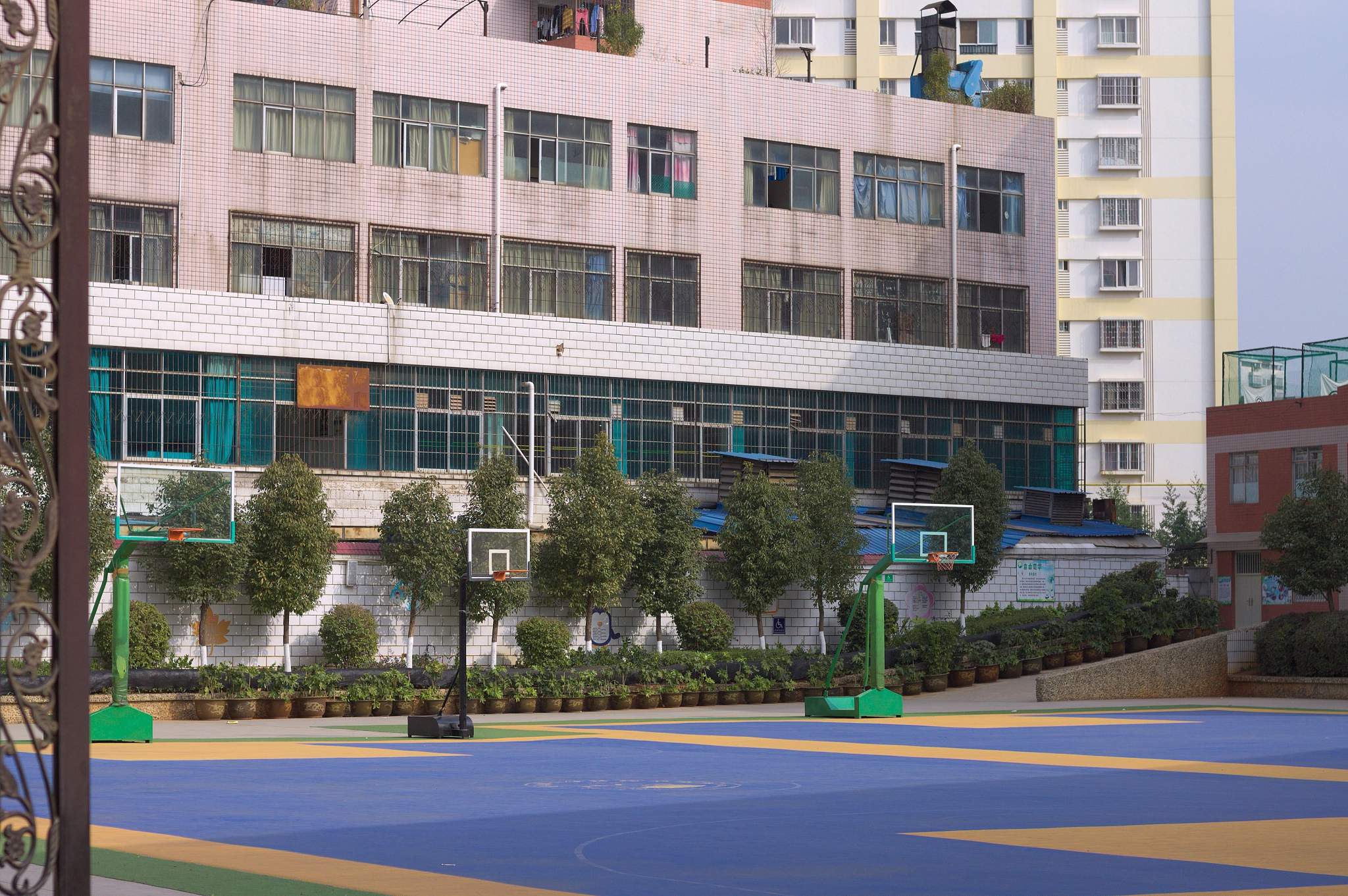 basket playground in the city (kunming, yunnan, china)