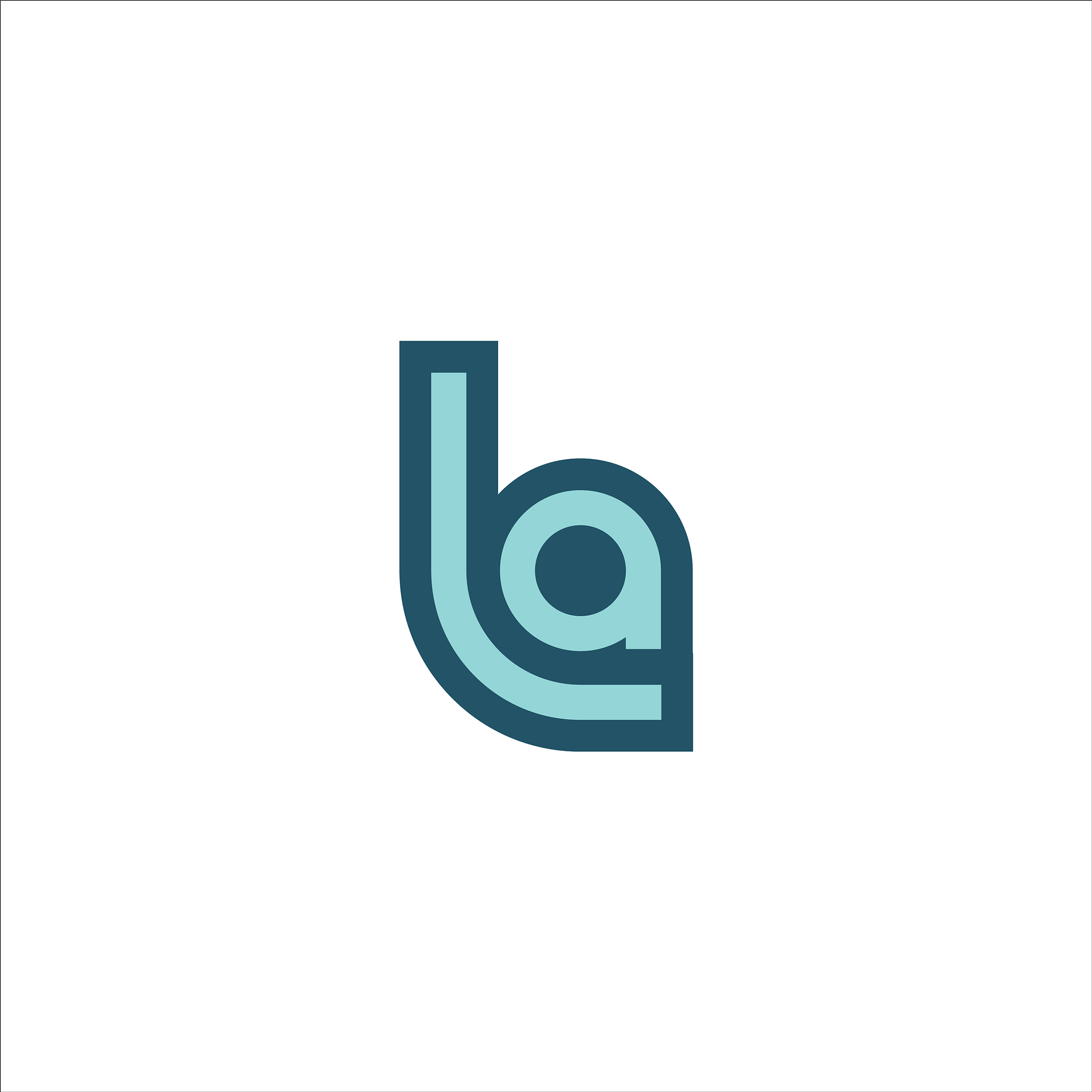 initial letter la or al logo design template