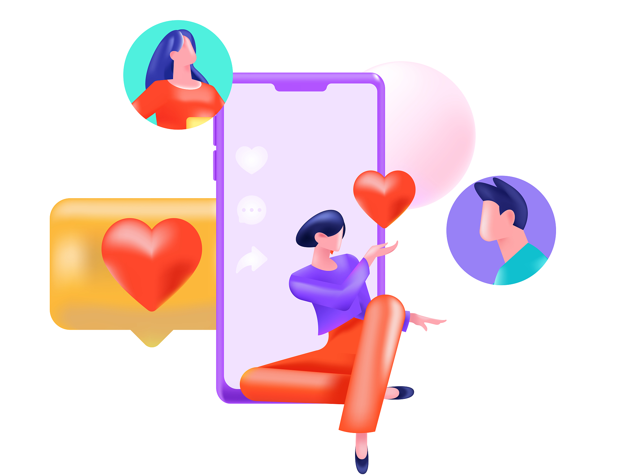 男孩女孩坦荡往来