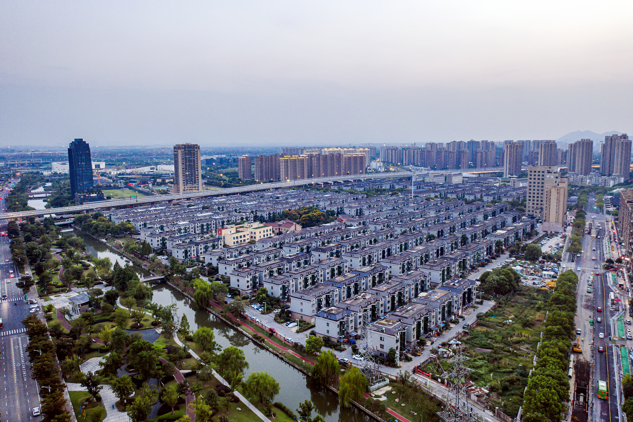 余杭临平城市风光
