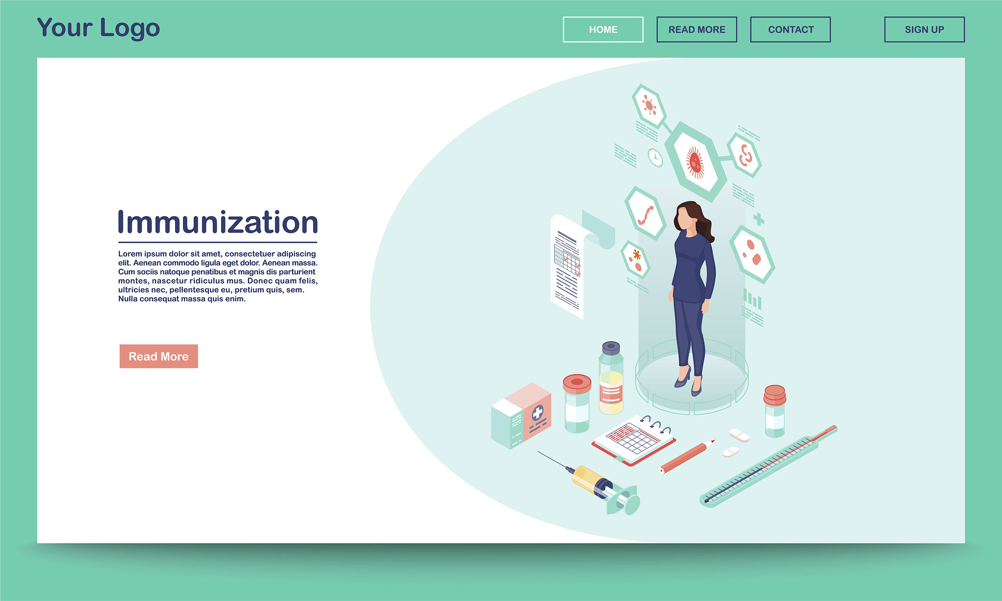 immunization web page