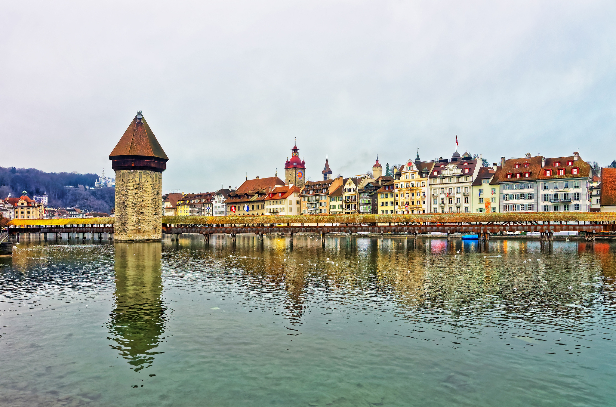 chapel bridge in lucerne