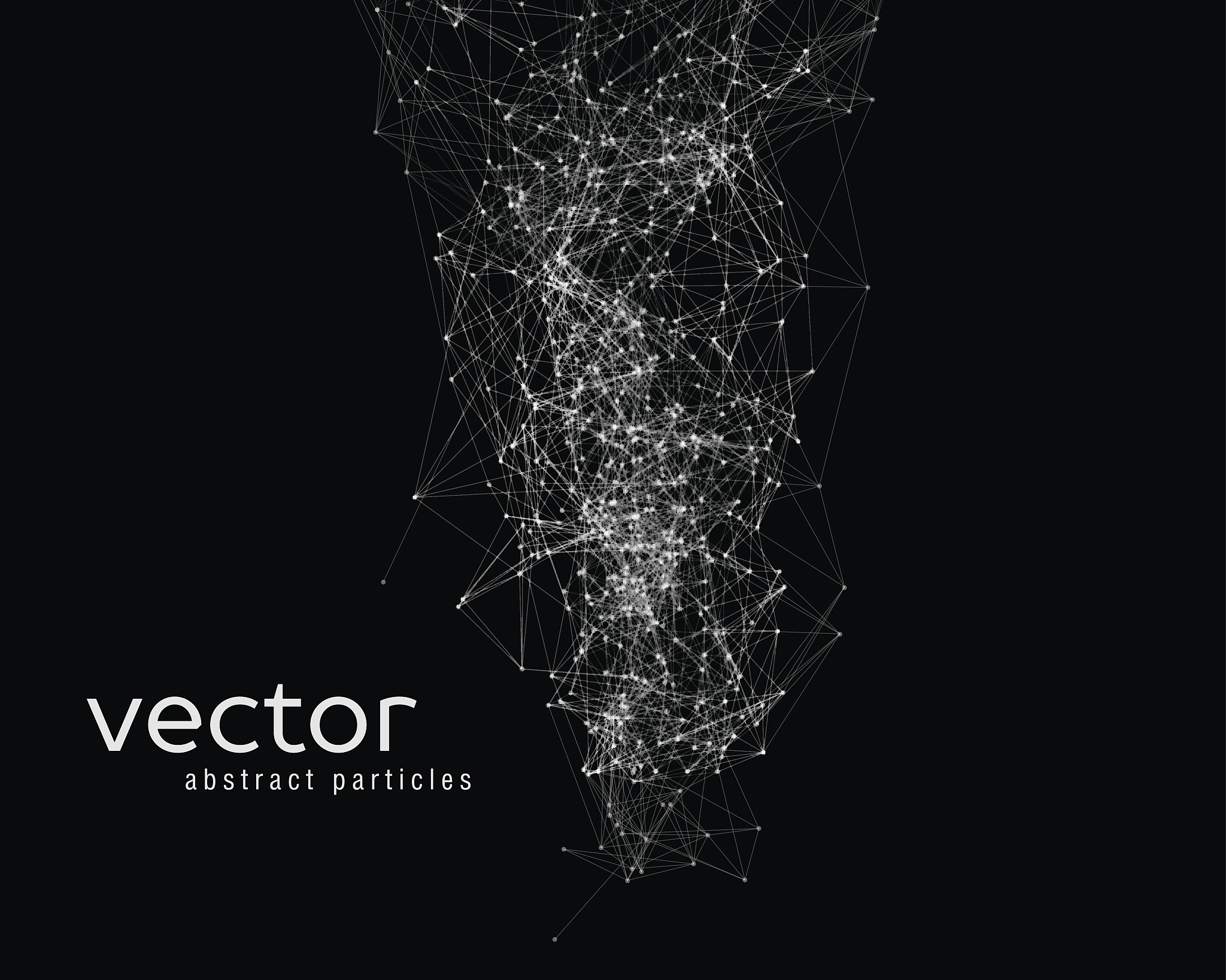 vector abstract particles
