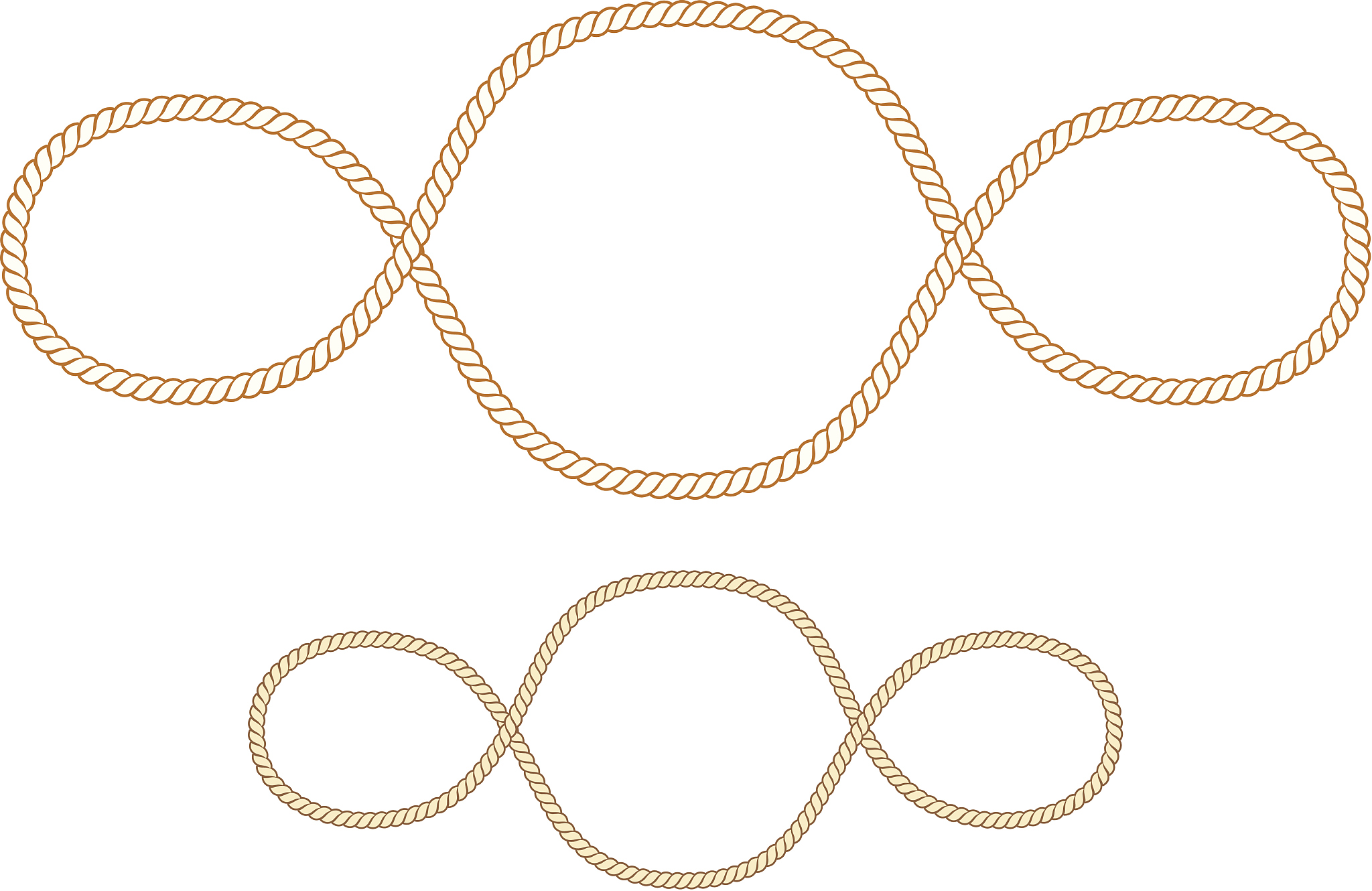 rope border design