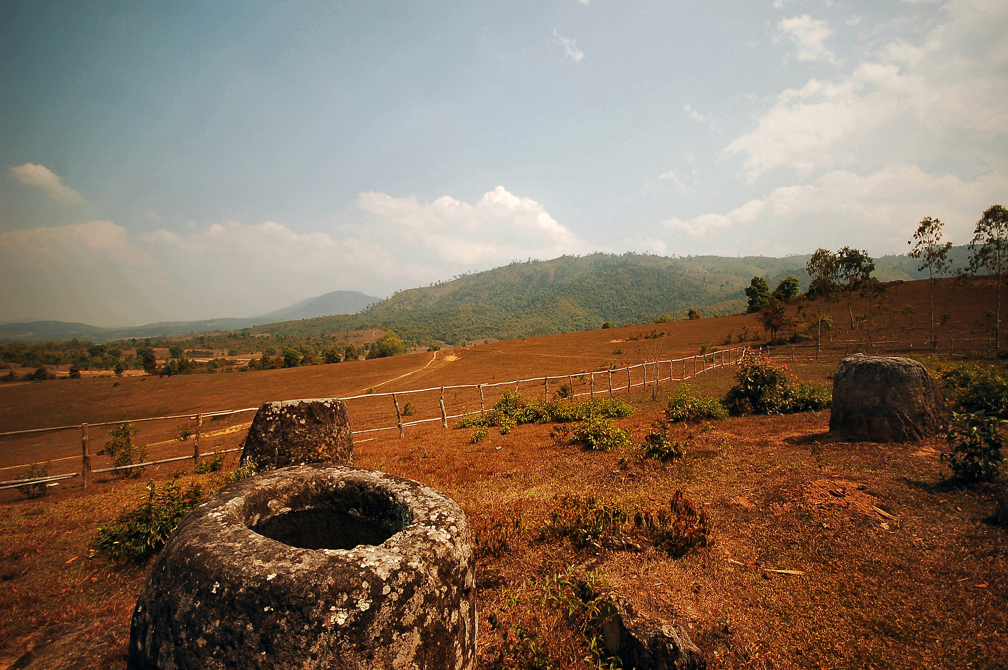 老挝,广口瓶平原,东南亚,旅游目的地,水平画幅,无人,<strong>世界</strong>遗产,图像