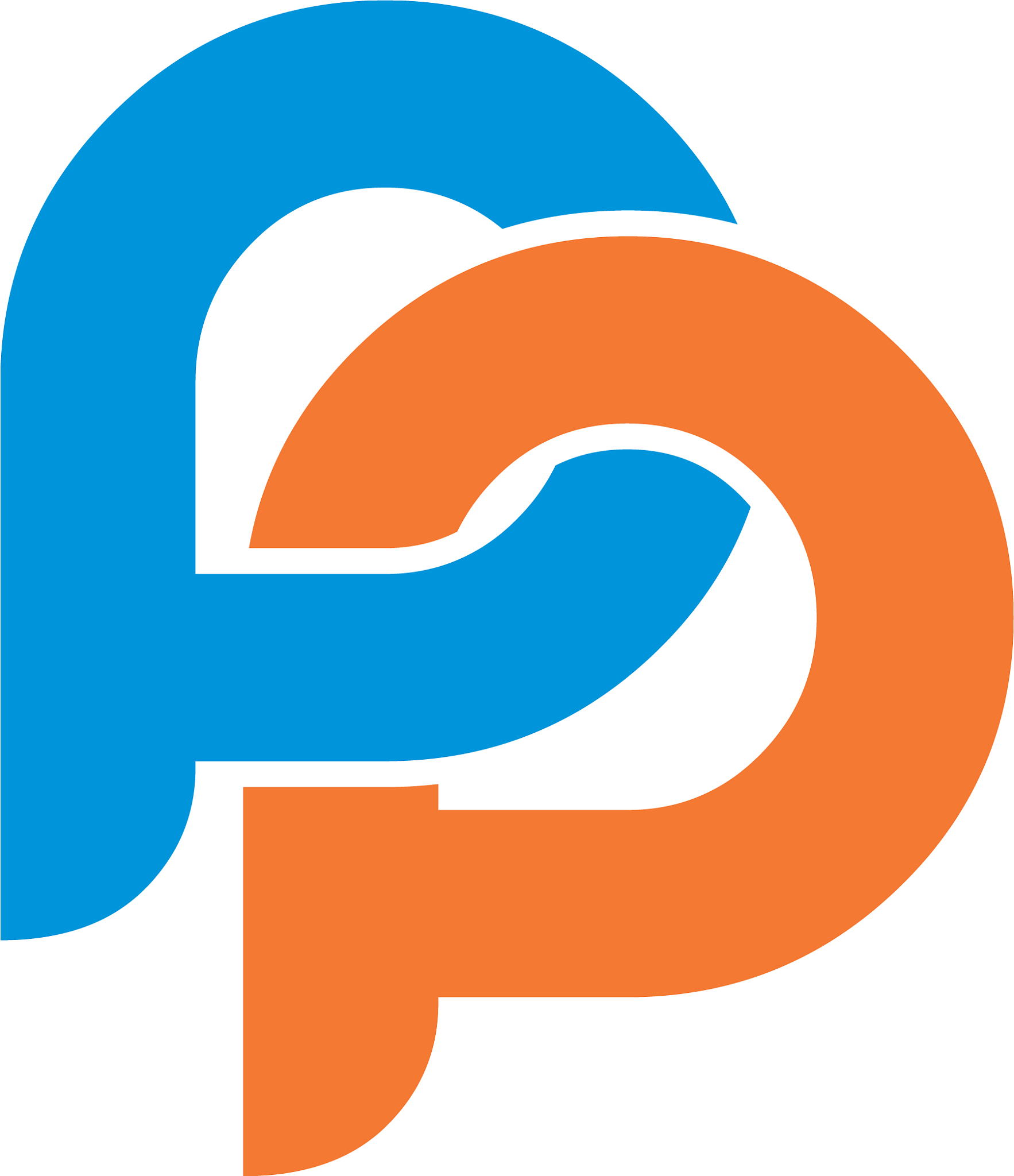 initial letter brand logo template logotype