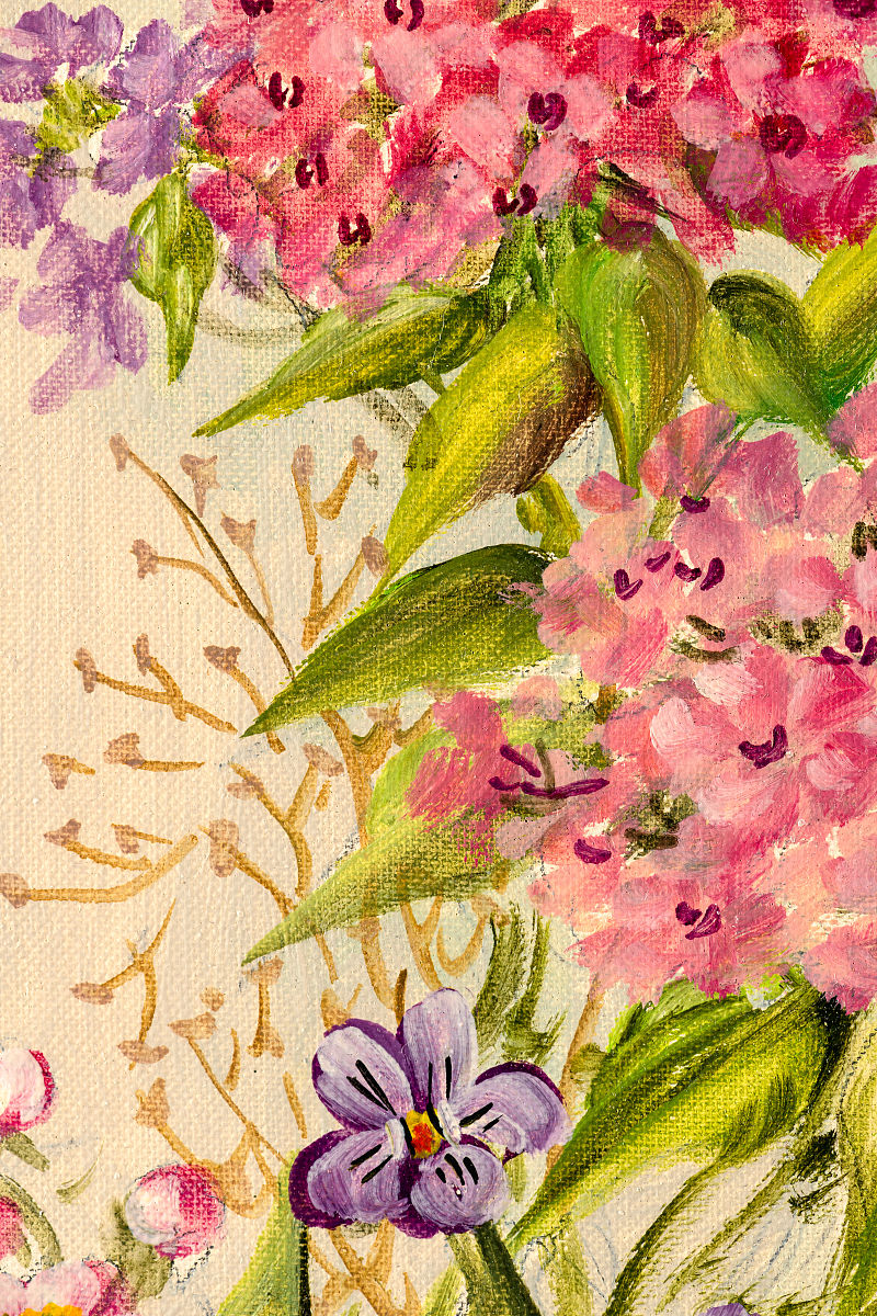 DIY花卉植物画：简单步骤教你创作精美艺术品