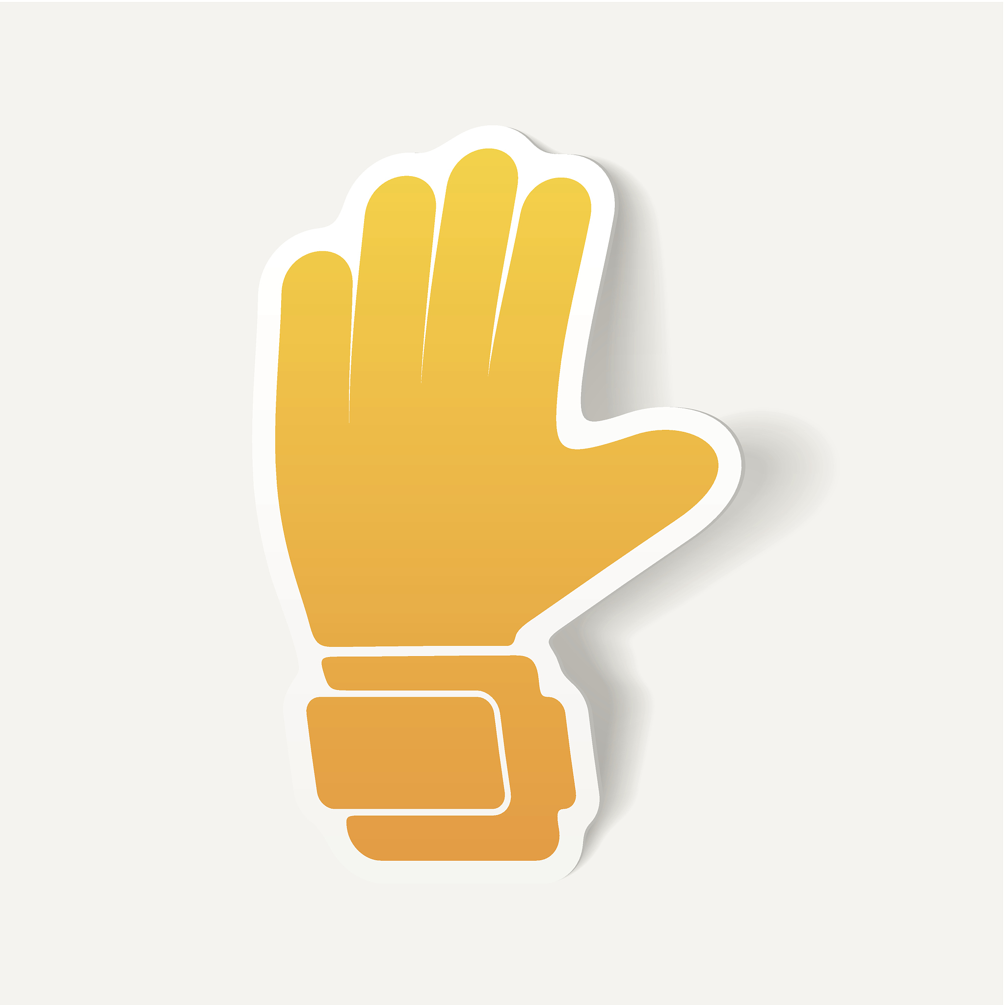 realistic design element: gloves