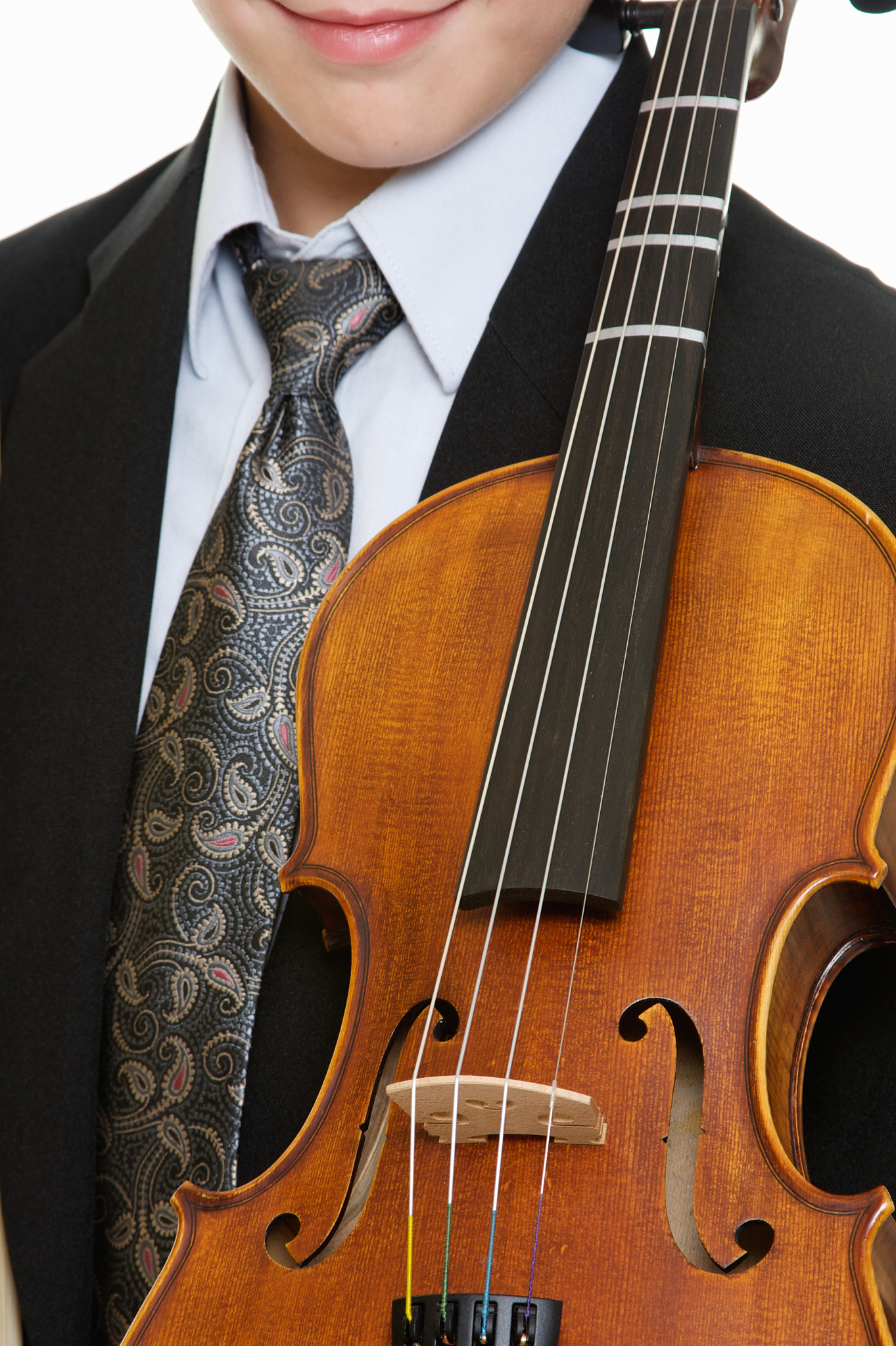 happy violinist