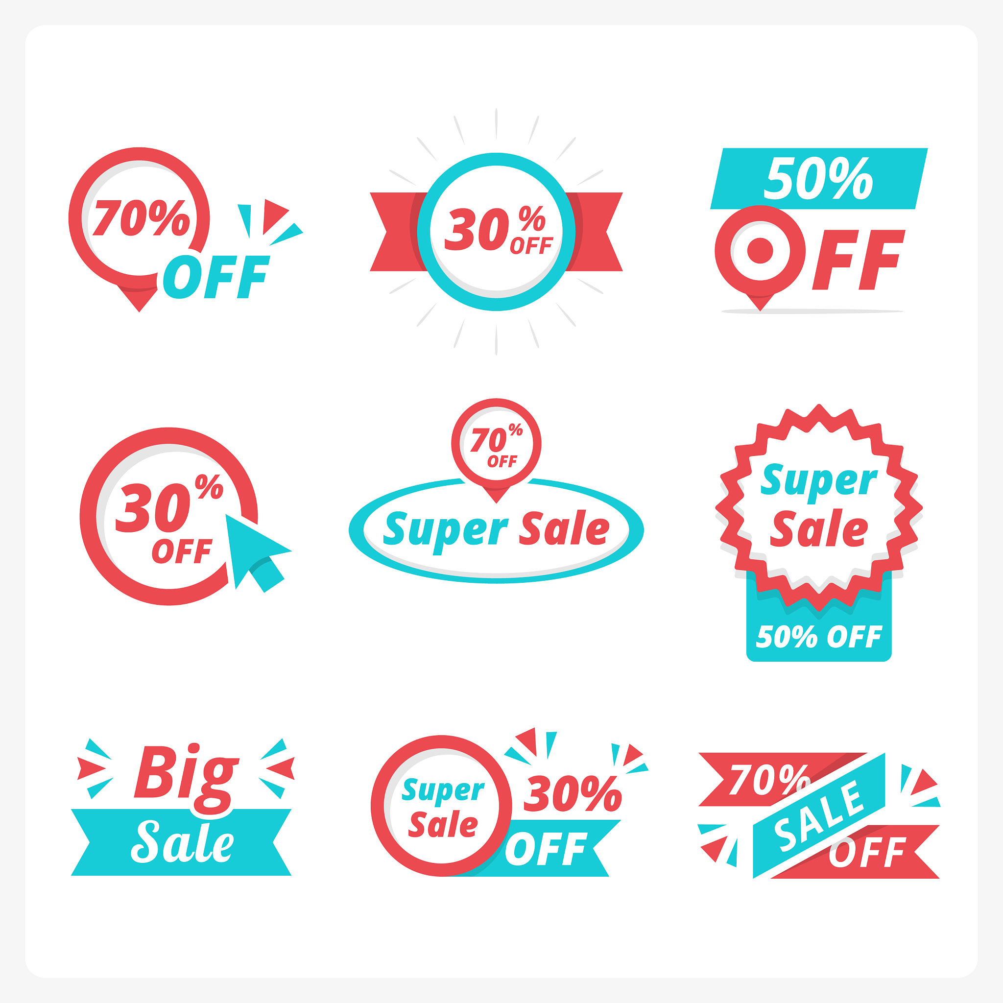 sale stickers