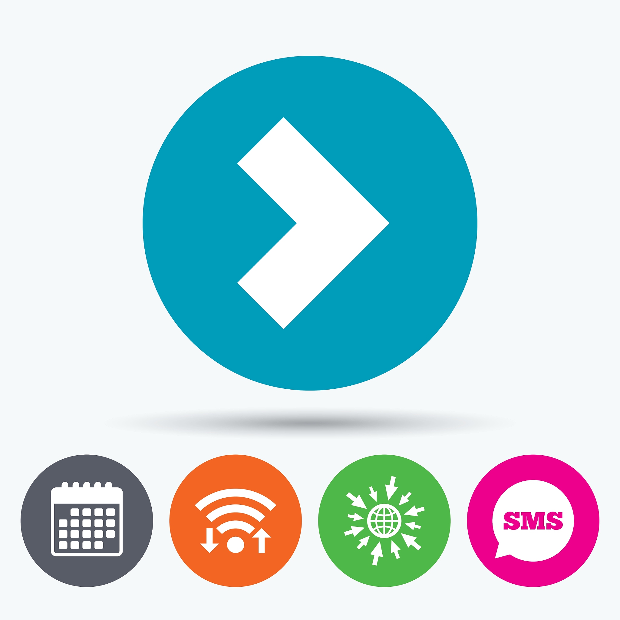 arrow sign icon next button navigation symbol