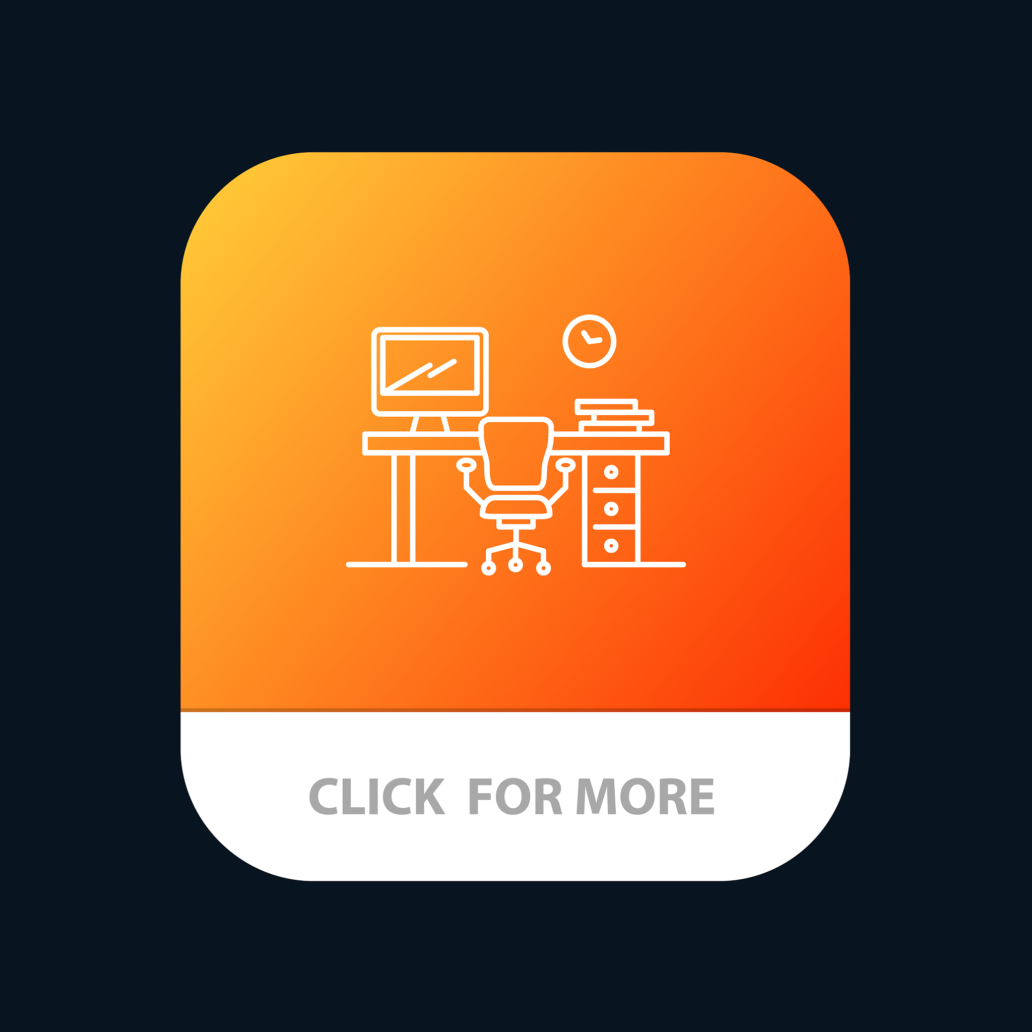 office space chair office table room mobile app